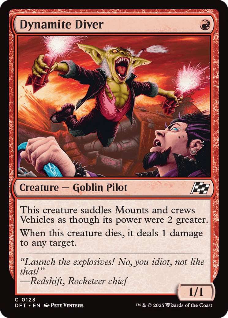 Dynamite Diver — Aetherdrift — Magic: The Gathering