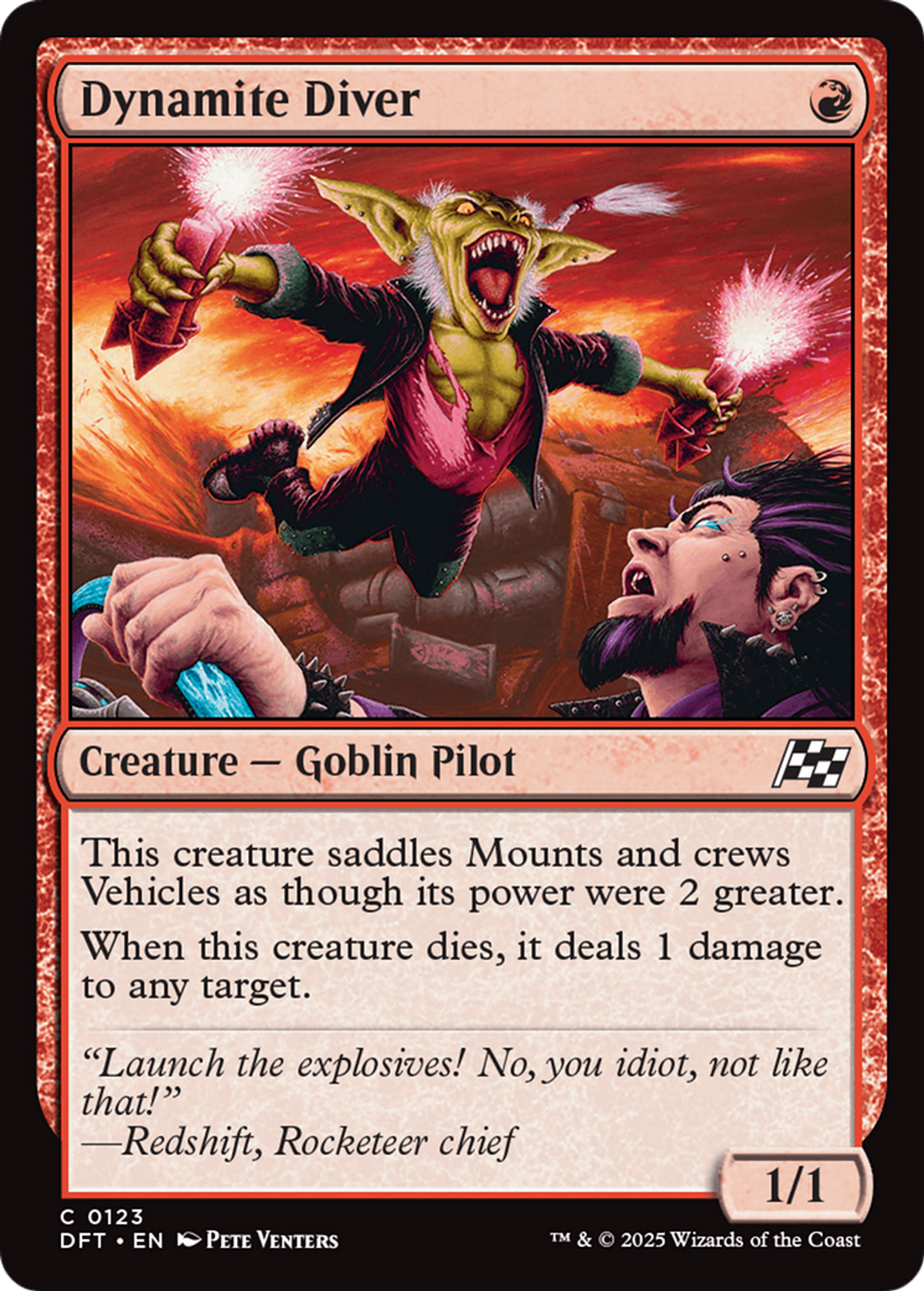 Dynamite Diver — Aetherdrift — Magic: The Gathering