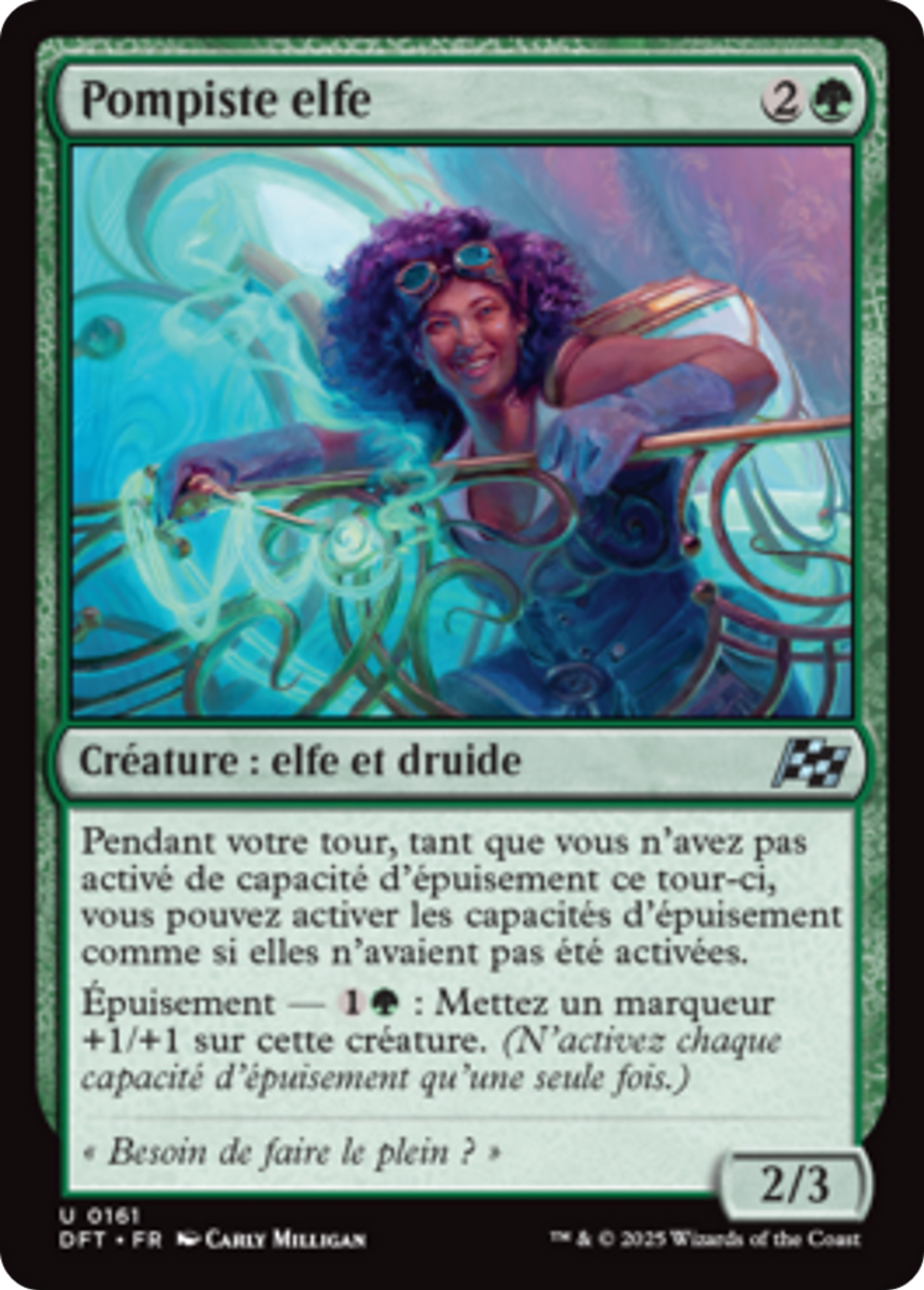 Pompiste elfe — Aetherdrift — Magic: The Gathering