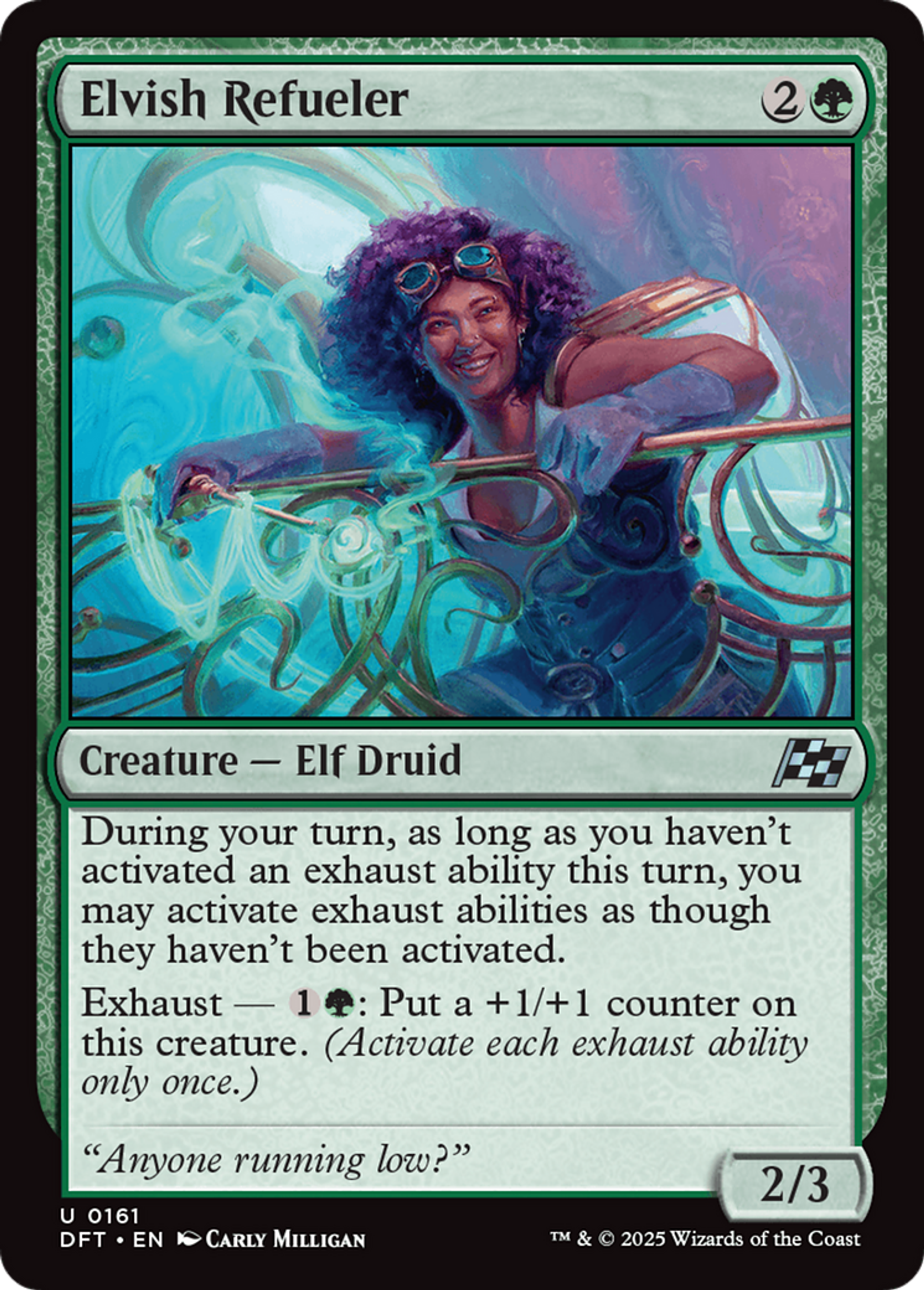 Elvish Refueler — Aetherdrift — Magic: The Gathering