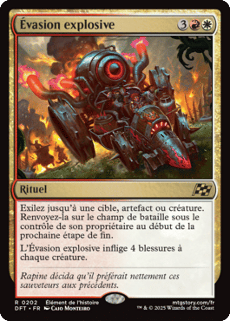 Évasion explosive — Aetherdrift — Magic: The Gathering