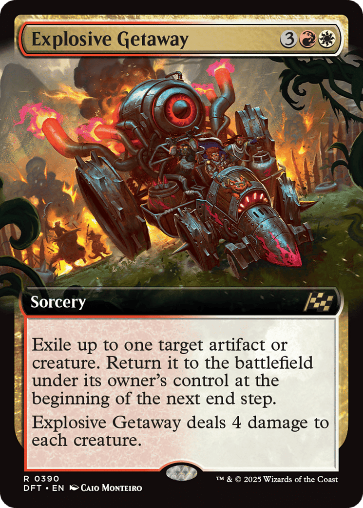 Explosive Getaway — Aetherdrift — Magic: The Gathering