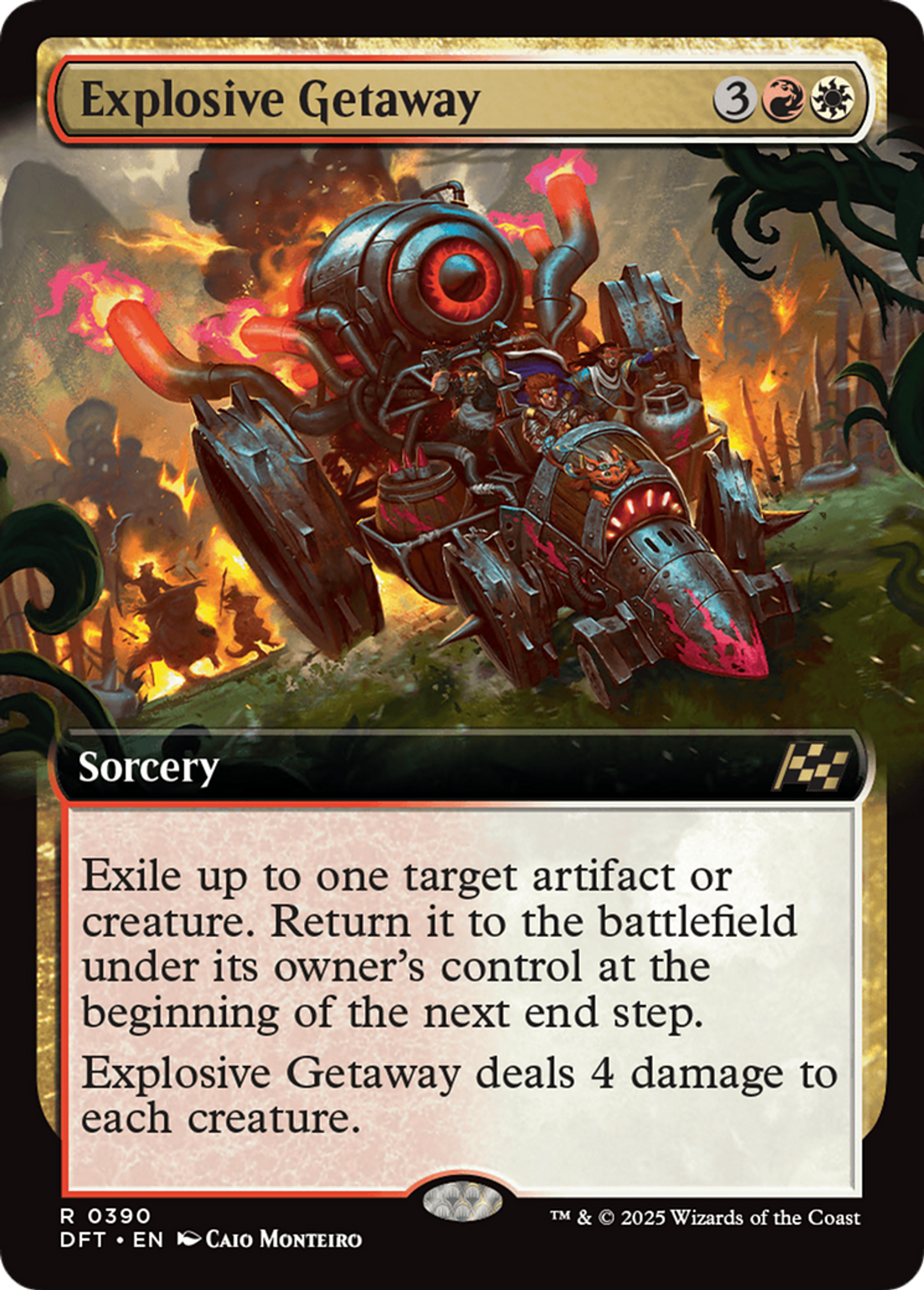 Explosive Getaway — Aetherdrift — Magic: The Gathering