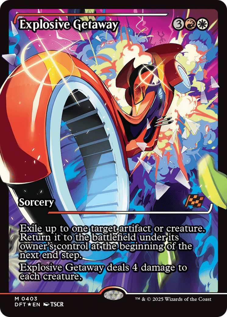 Explosive Getaway — Aetherdrift — Magic: The Gathering