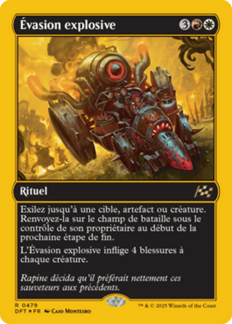 Évasion explosive — Aetherdrift — Magic: The Gathering