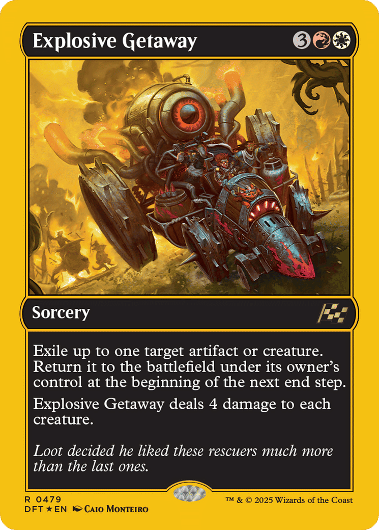 Explosive Getaway — Aetherdrift — Magic: The Gathering