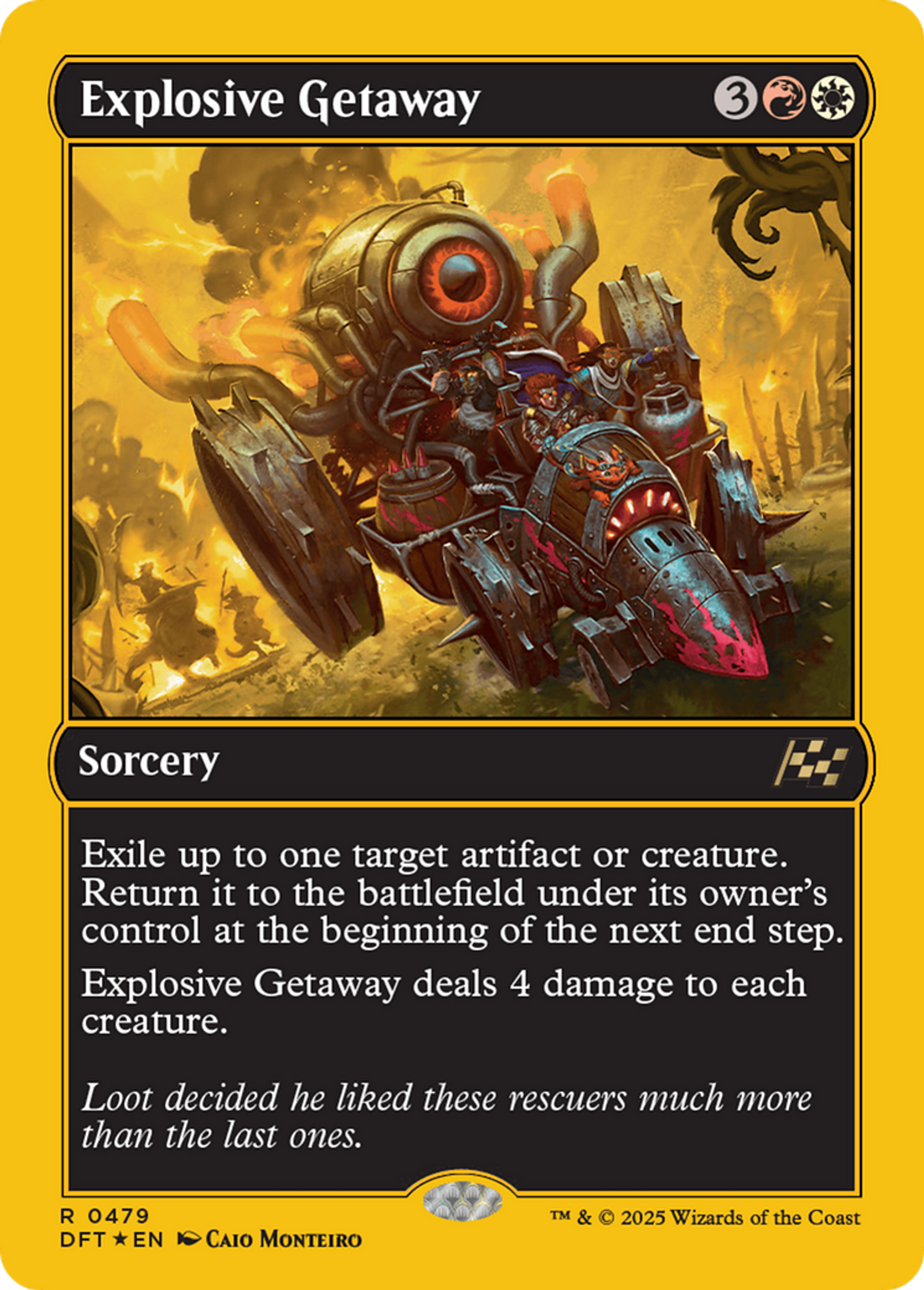 Explosive Getaway — Aetherdrift — Magic: The Gathering