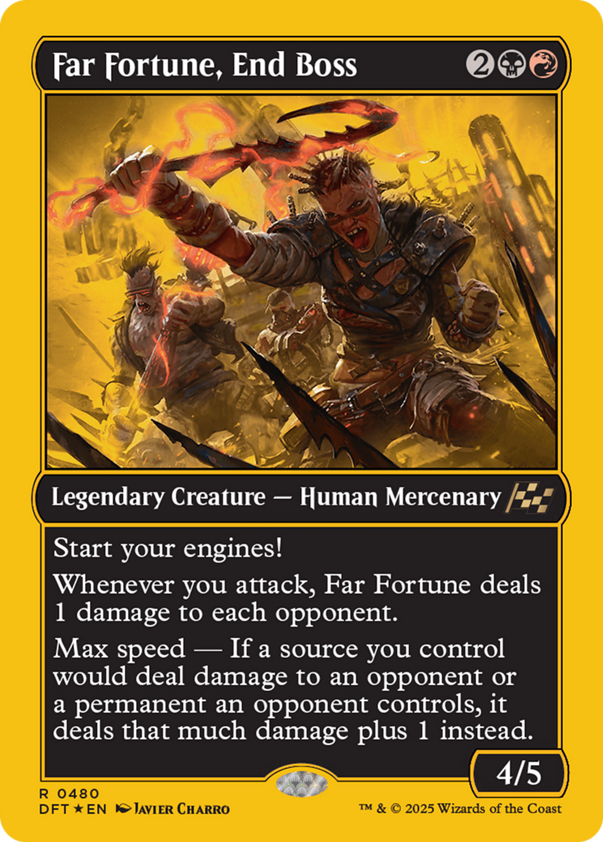 Far Fortune, End Boss — Aetherdrift — Magic: The Gathering