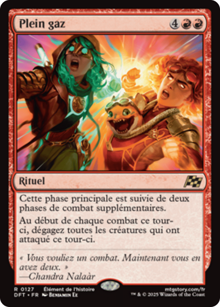 Plein gaz — Aetherdrift — Magic: The Gathering