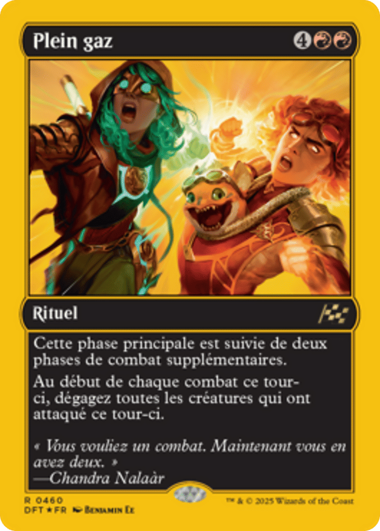 Plein gaz — Aetherdrift — Magic: The Gathering