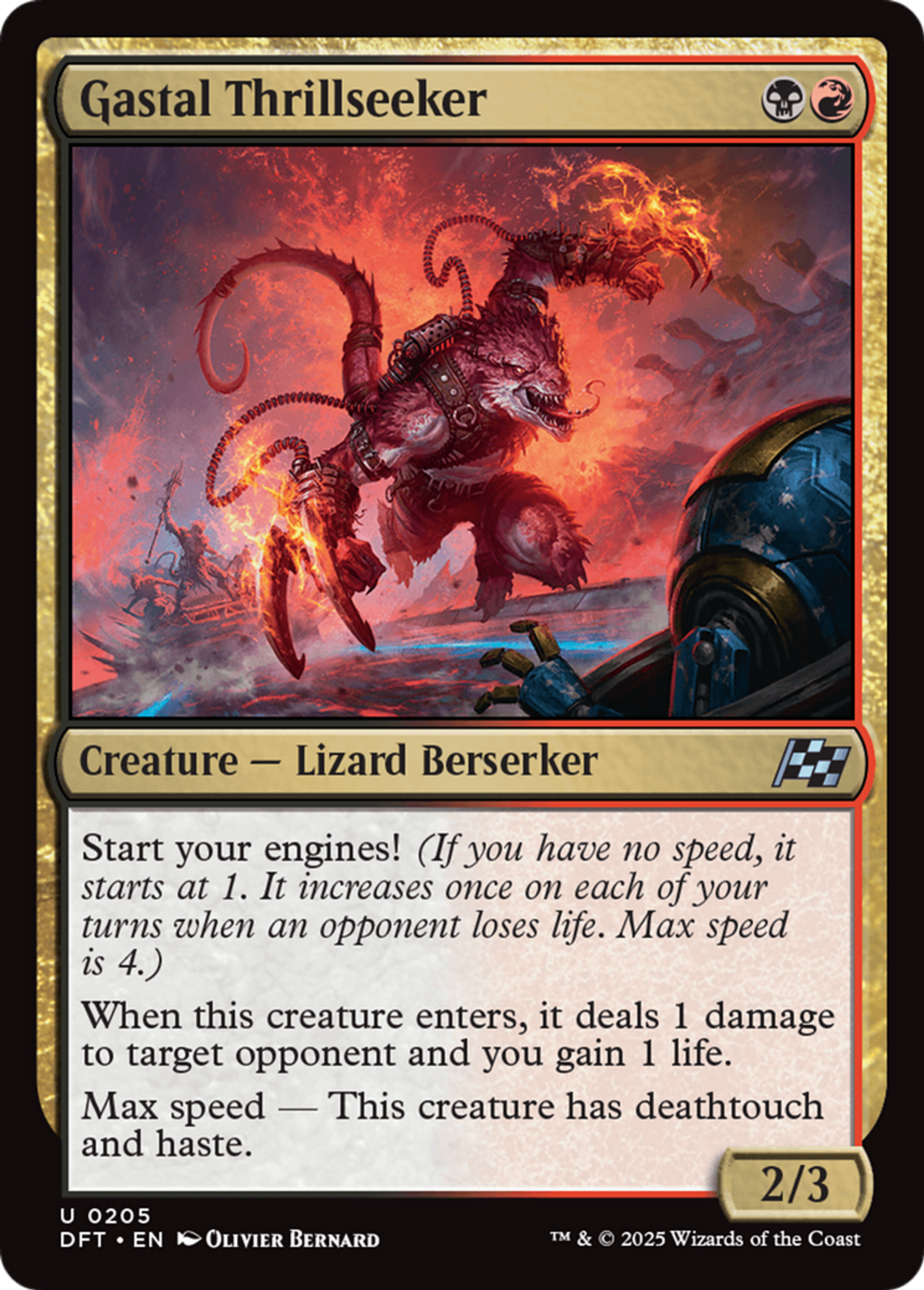 Gastal Thrillseeker — Aetherdrift — Magic: The Gathering