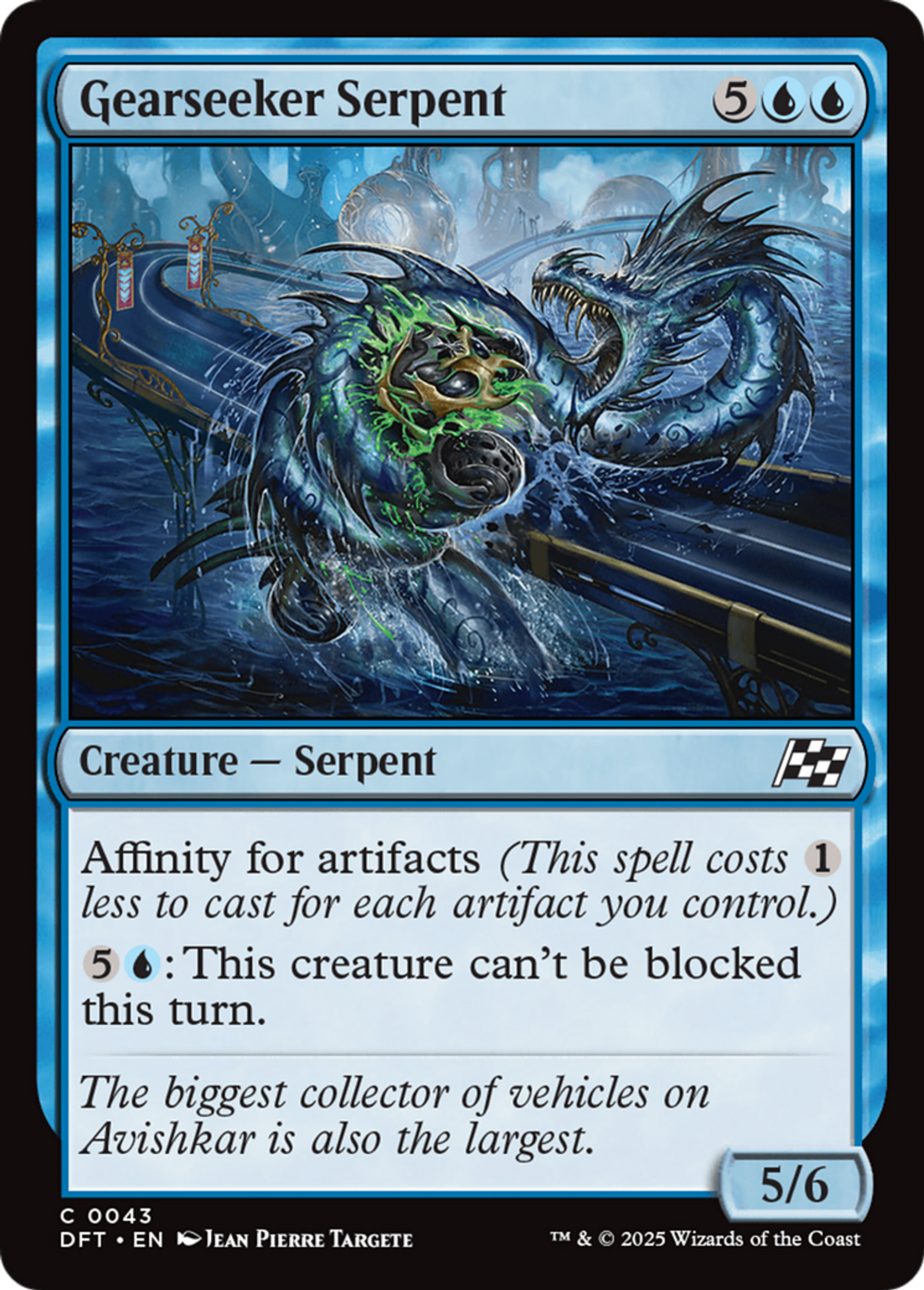 Gearseeker Serpent — Aetherdrift — Magic: The Gathering