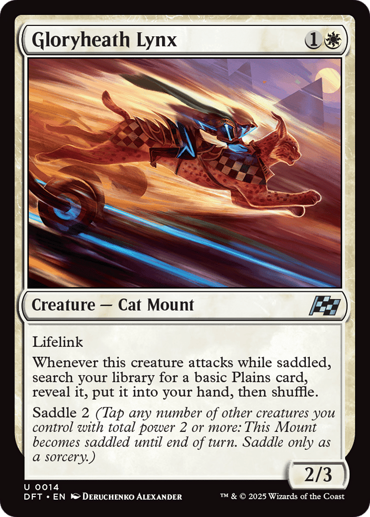 Gloryheath Lynx — Aetherdrift — Magic: The Gathering