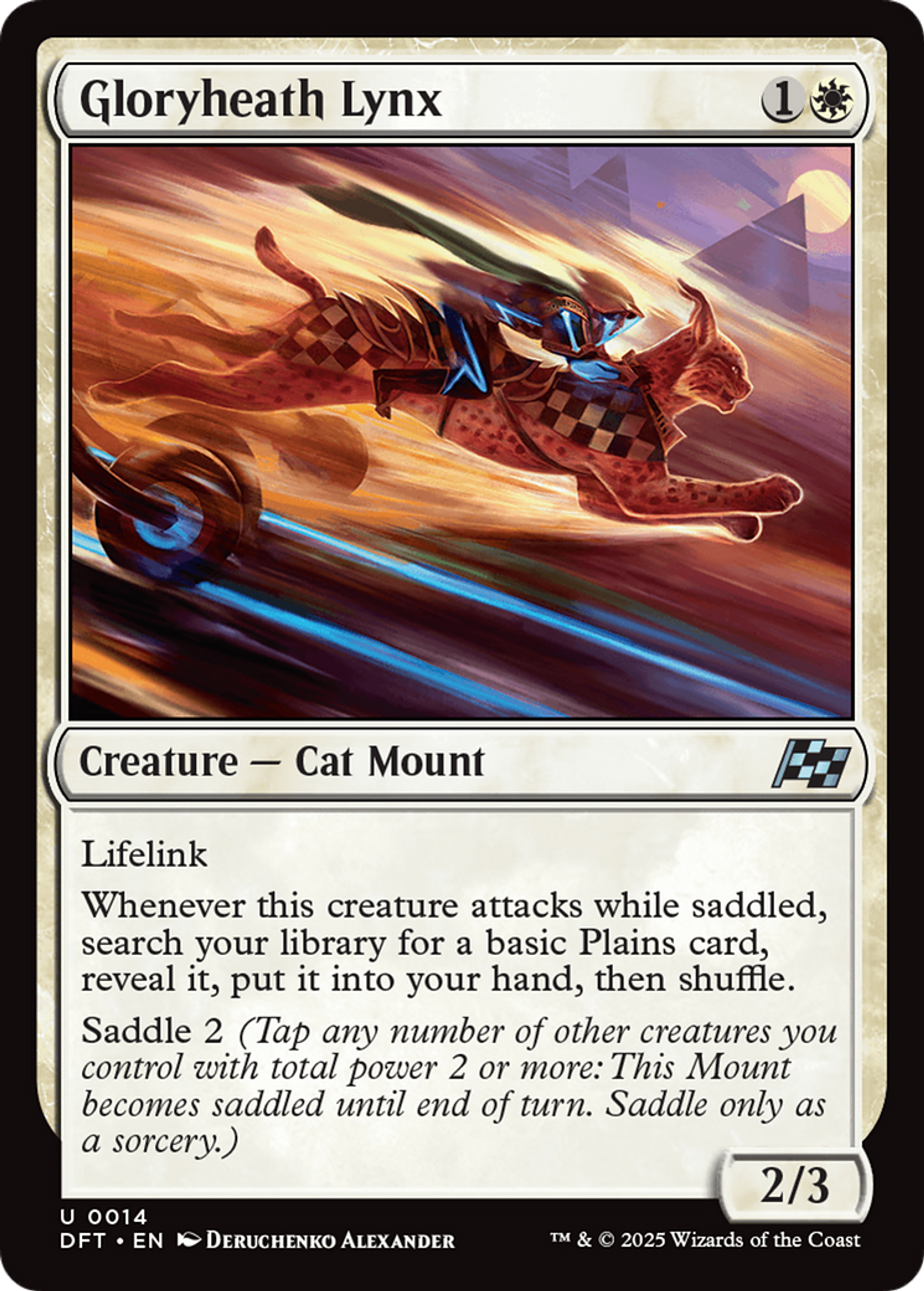 Gloryheath Lynx — Aetherdrift — Magic: The Gathering