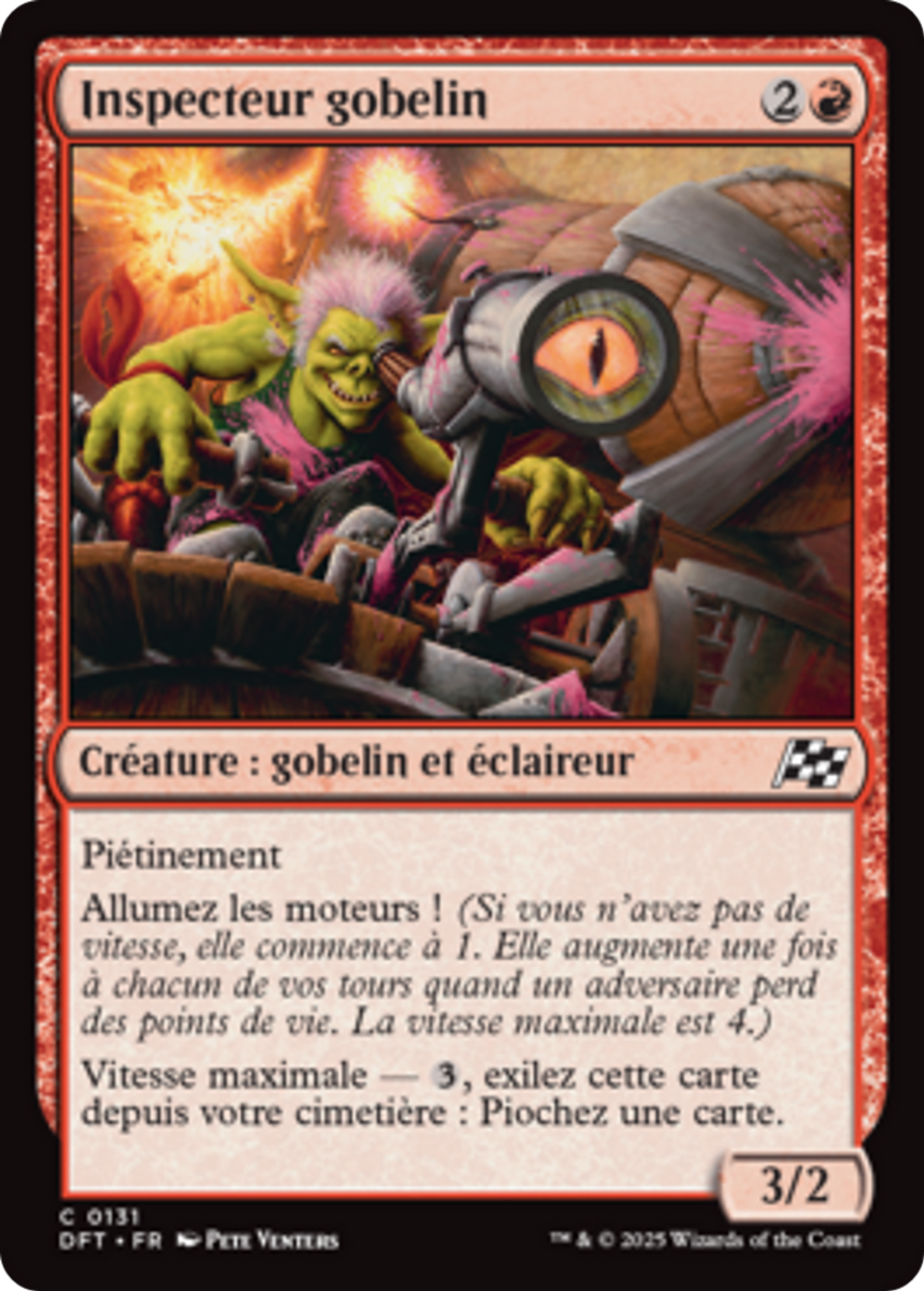 Inspecteur gobelin — Aetherdrift — Magic: The Gathering