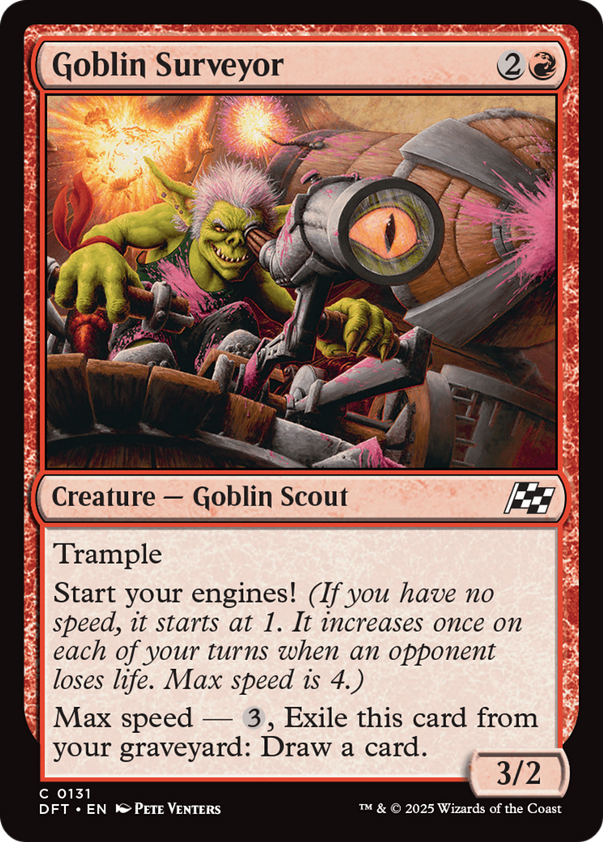 Goblin Surveyor — Aetherdrift — Magic: The Gathering