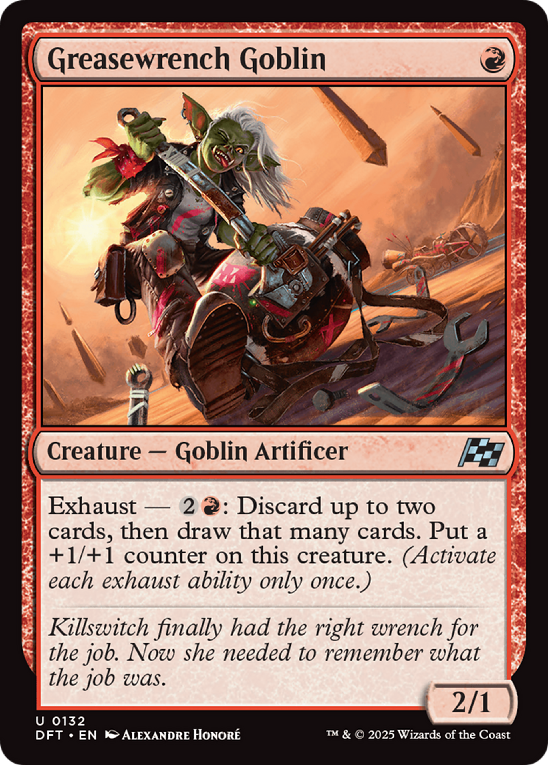 Greasewrench Goblin — Aetherdrift — Magic: The Gathering