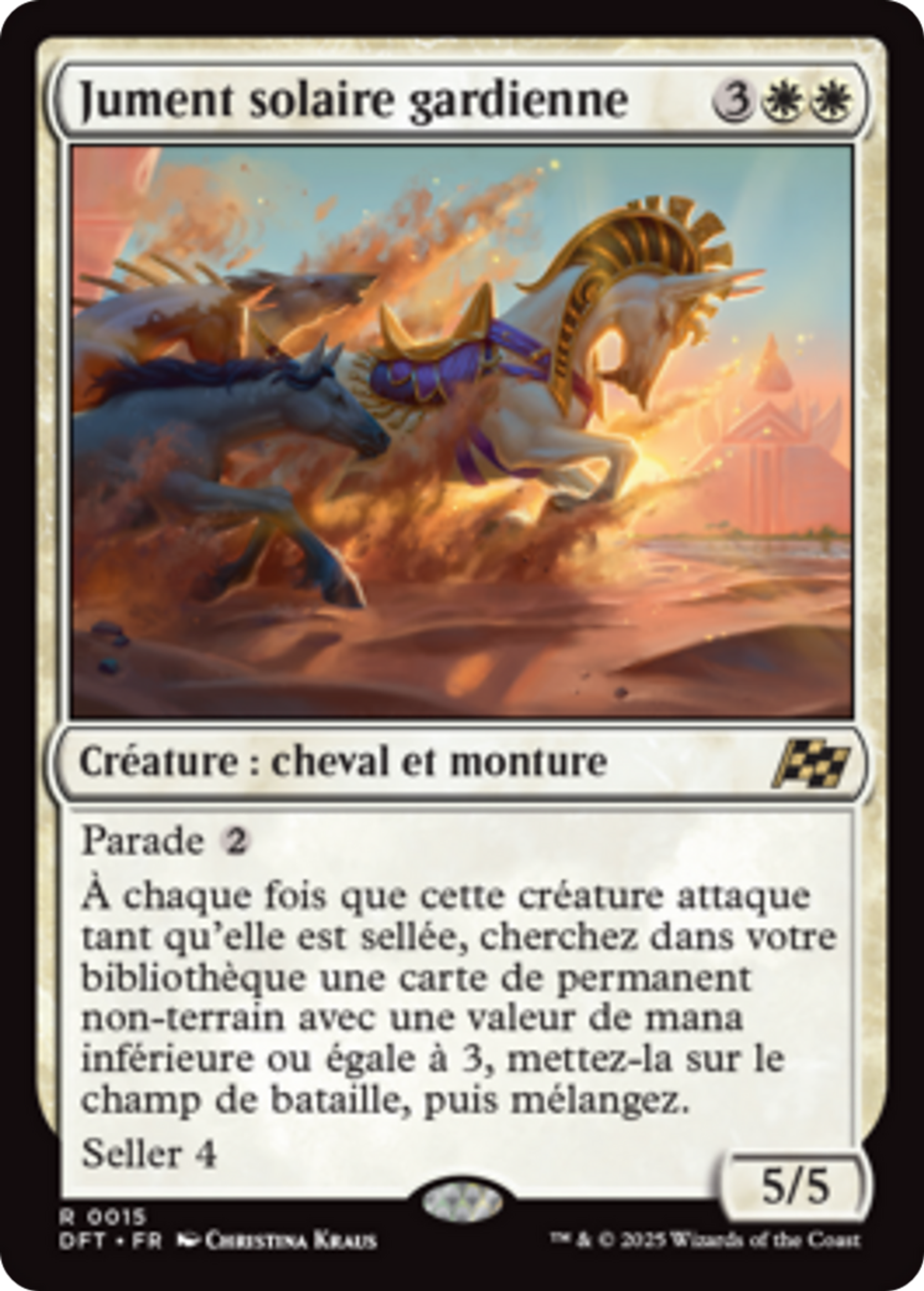 Jument solaire gardienne — Aetherdrift — Magic: The Gathering