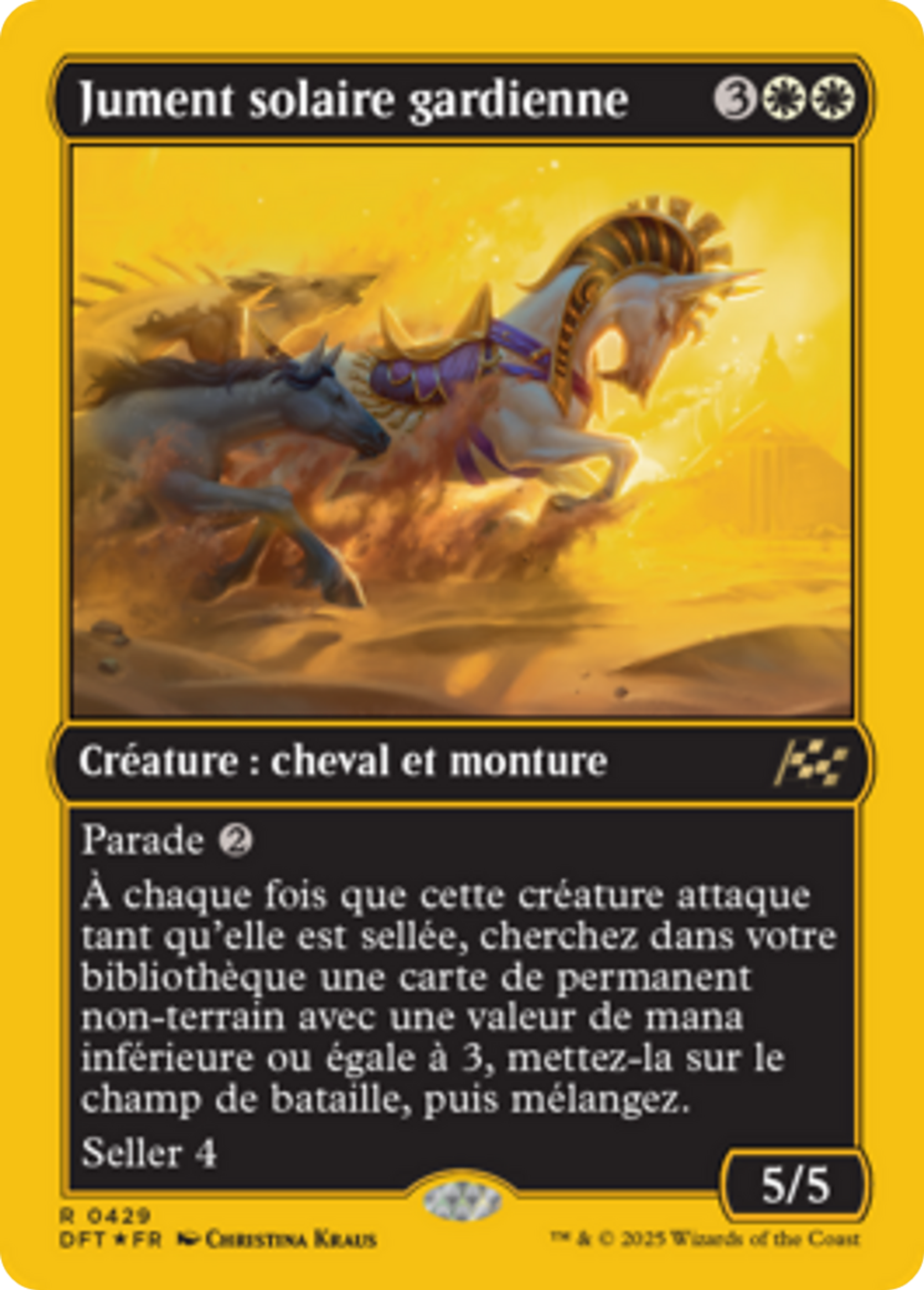 Jument solaire gardienne — Aetherdrift — Magic: The Gathering