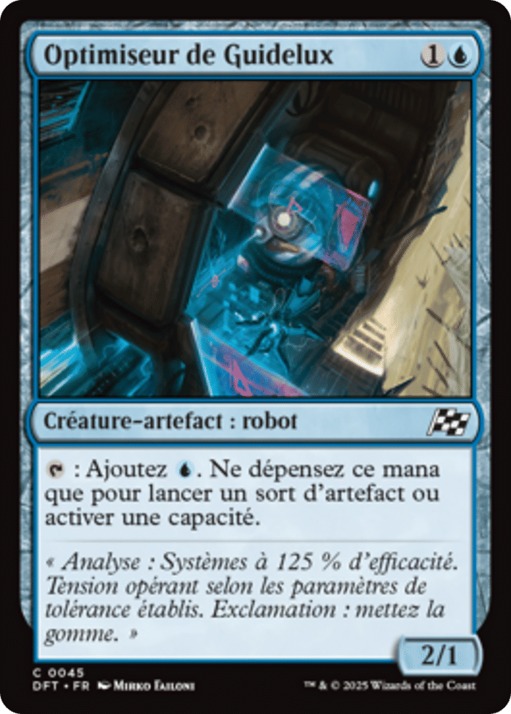 Optimiseur de Guidelux — Aetherdrift — Magic: The Gathering
