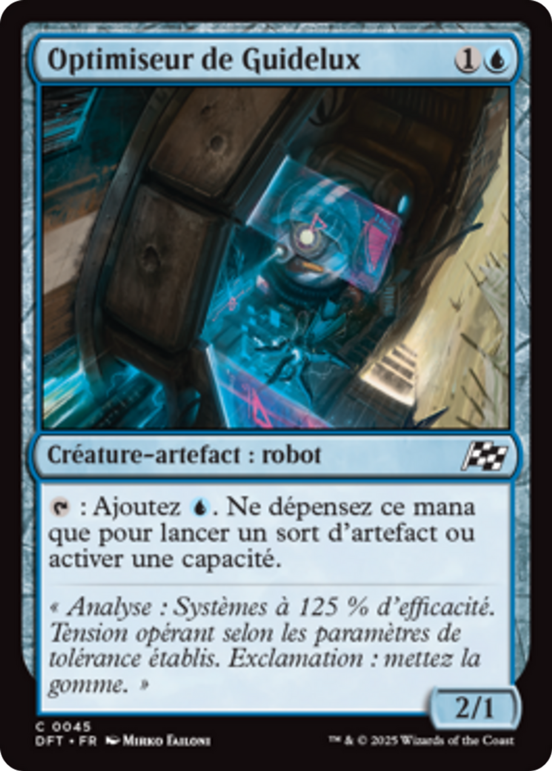 Optimiseur de Guidelux — Aetherdrift — Magic: The Gathering