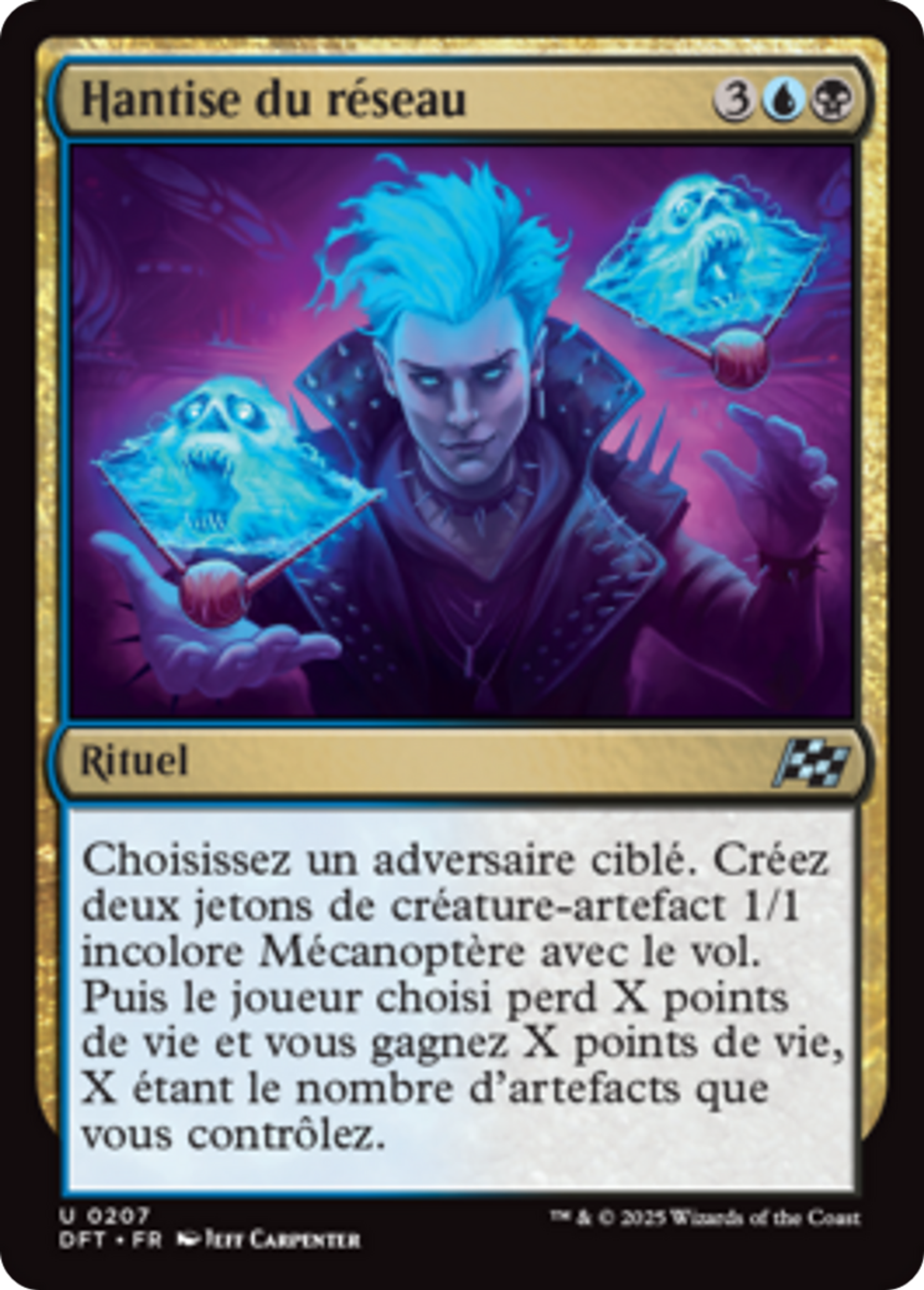Hantise du réseau — Aetherdrift — Magic: The Gathering