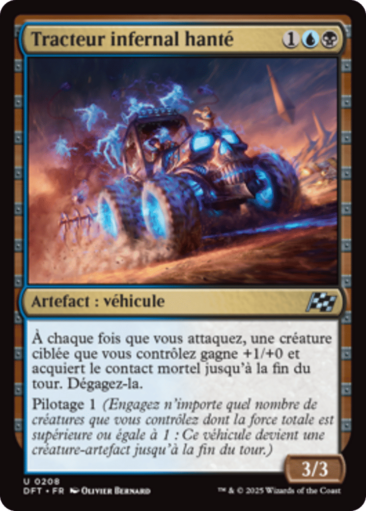 Tracteur infernal hanté — Aetherdrift — Magic: The Gathering