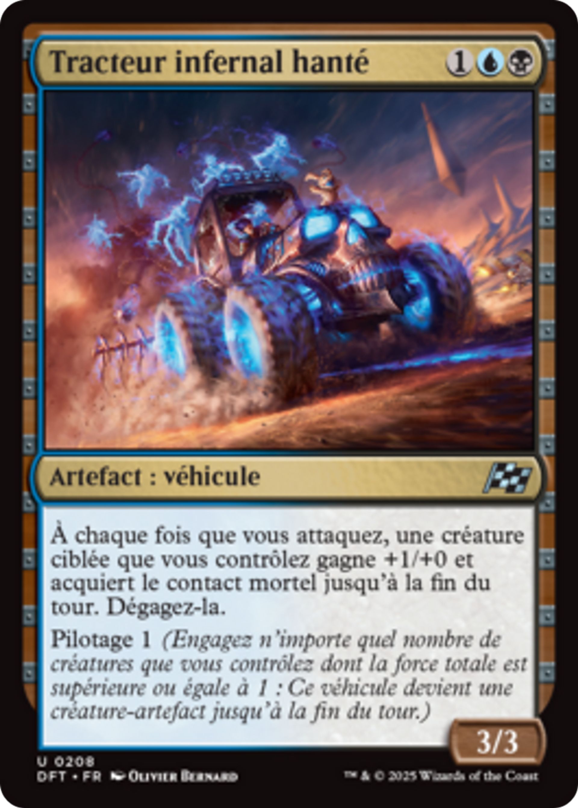 Tracteur infernal hanté — Aetherdrift — Magic: The Gathering