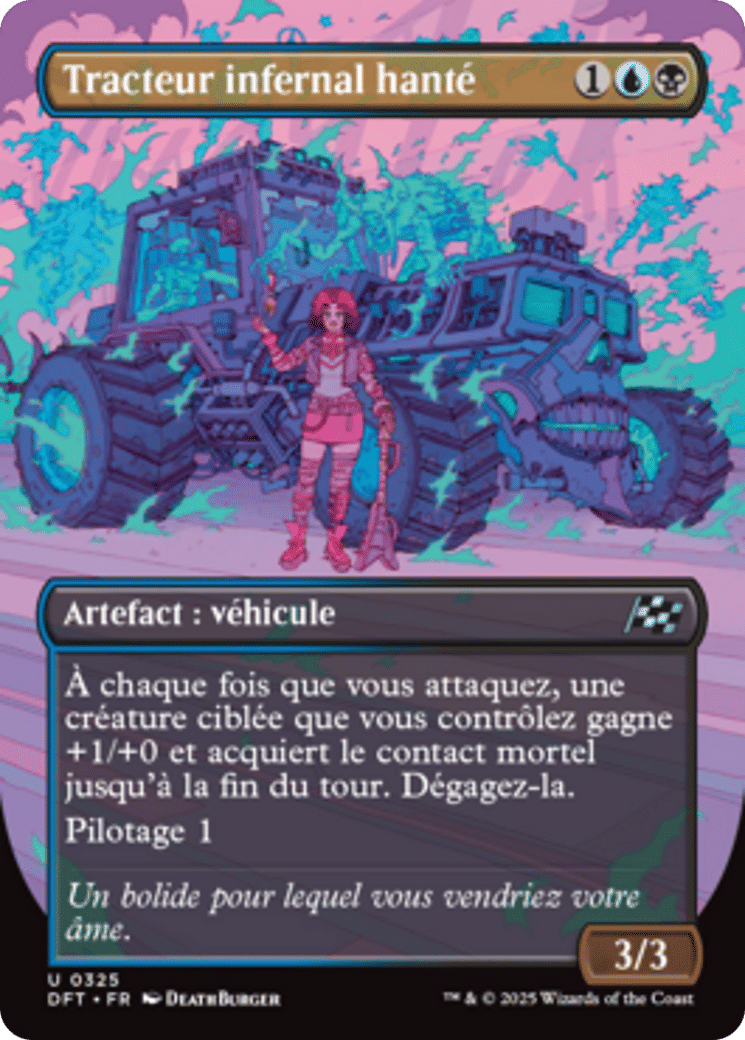 Tracteur infernal hanté — Aetherdrift — Magic: The Gathering