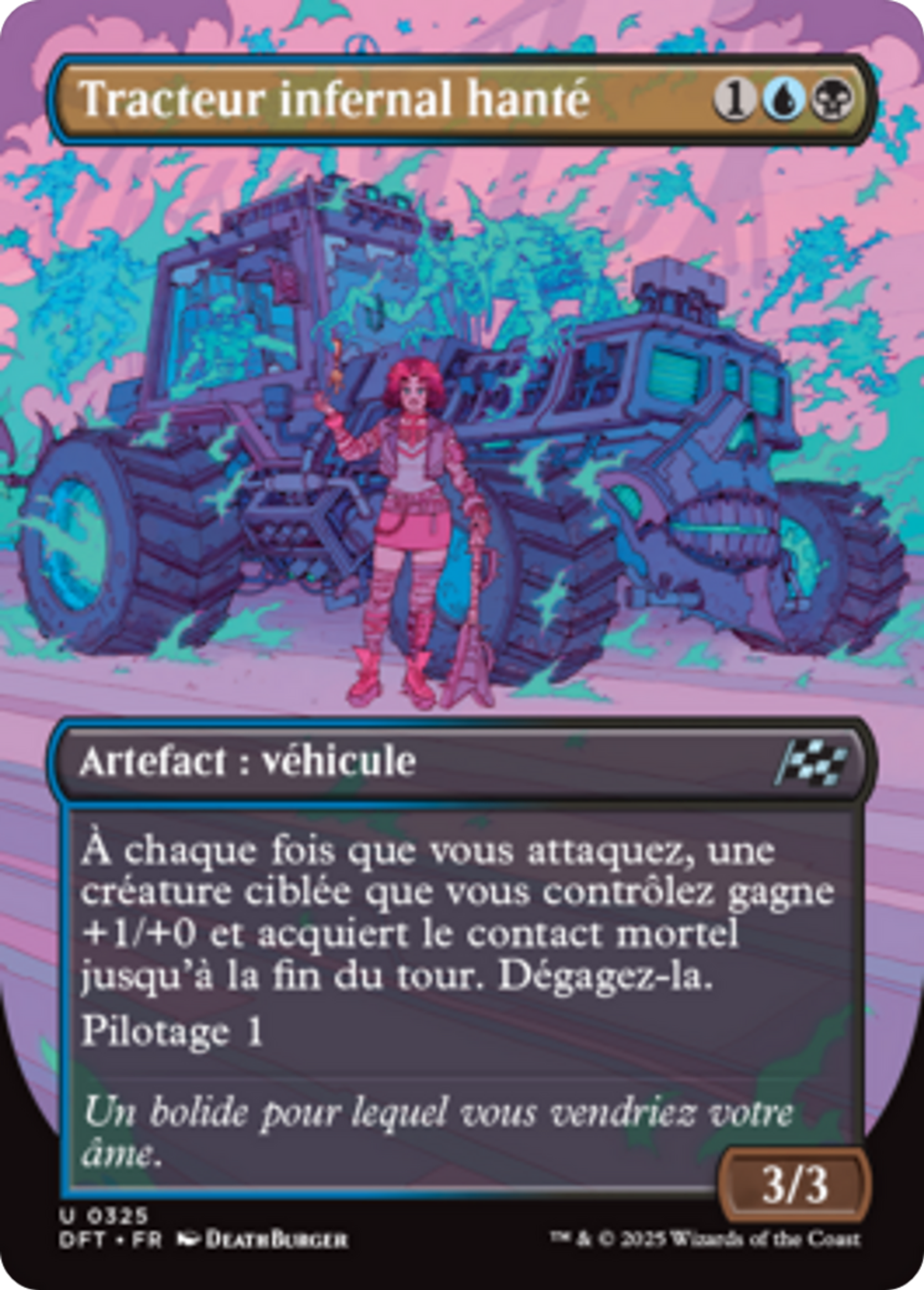 Tracteur infernal hanté — Aetherdrift — Magic: The Gathering