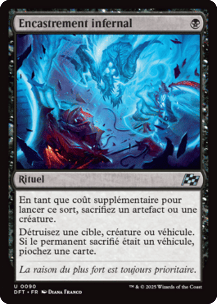 Encastrement infernal — Aetherdrift — Magic: The Gathering