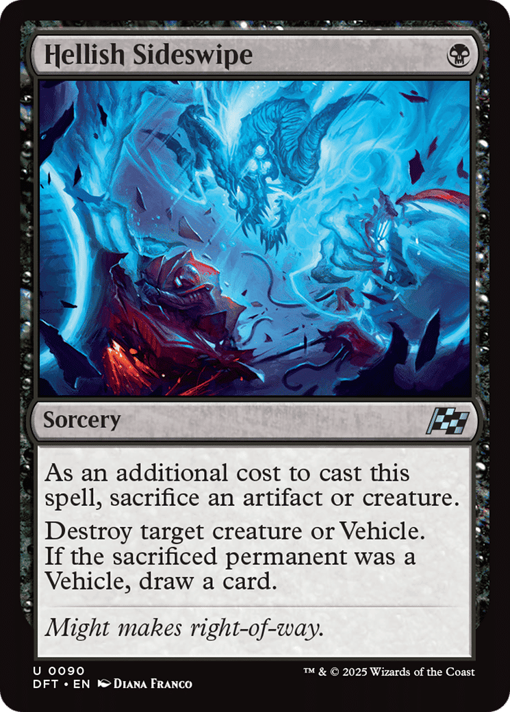 Hellish Sideswipe — Aetherdrift — Magic: The Gathering
