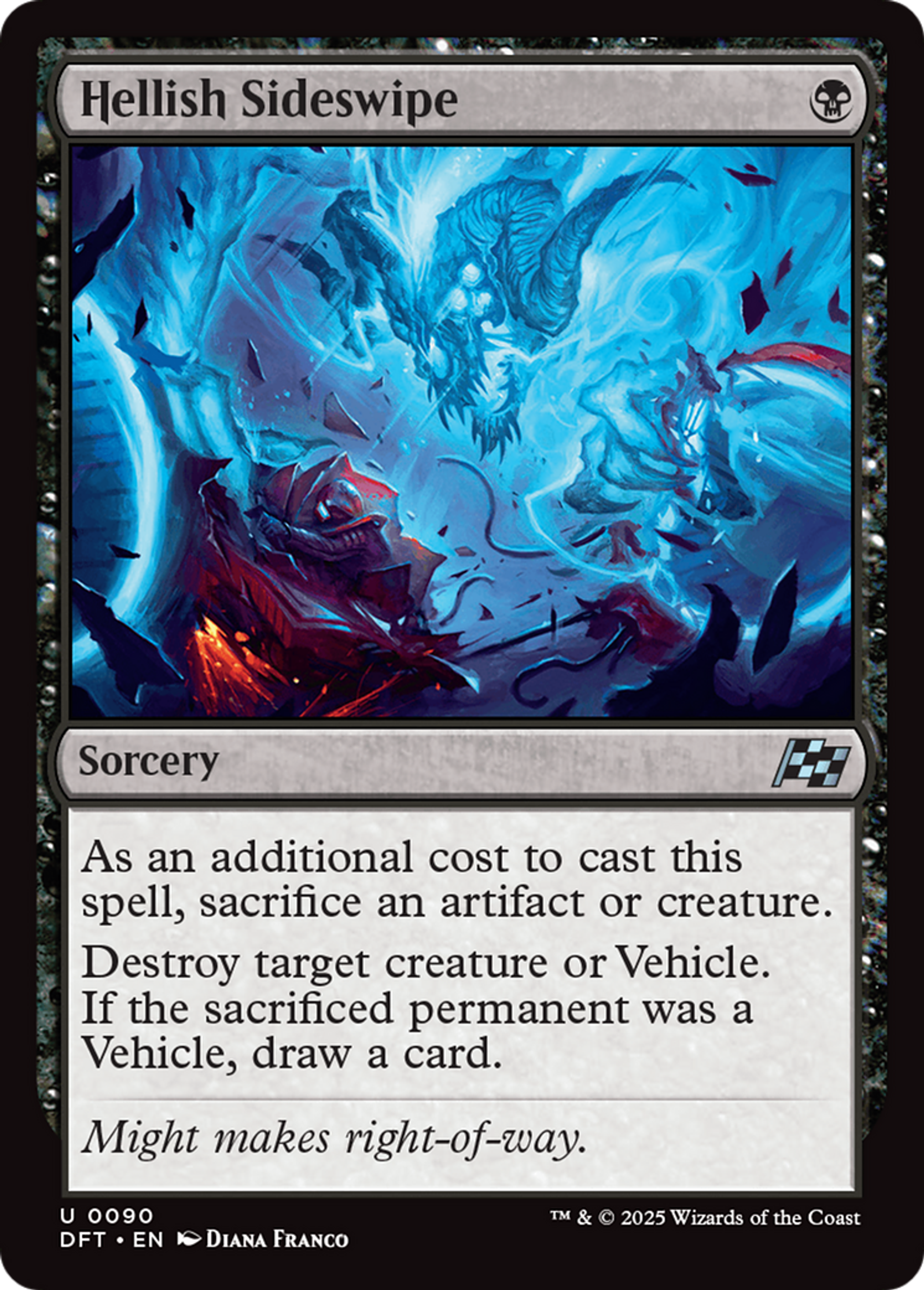 Hellish Sideswipe — Aetherdrift — Magic: The Gathering