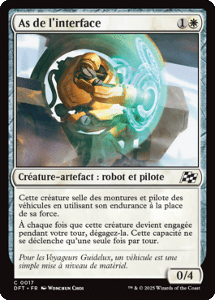 As de l'interface — Aetherdrift — Magic: The Gathering