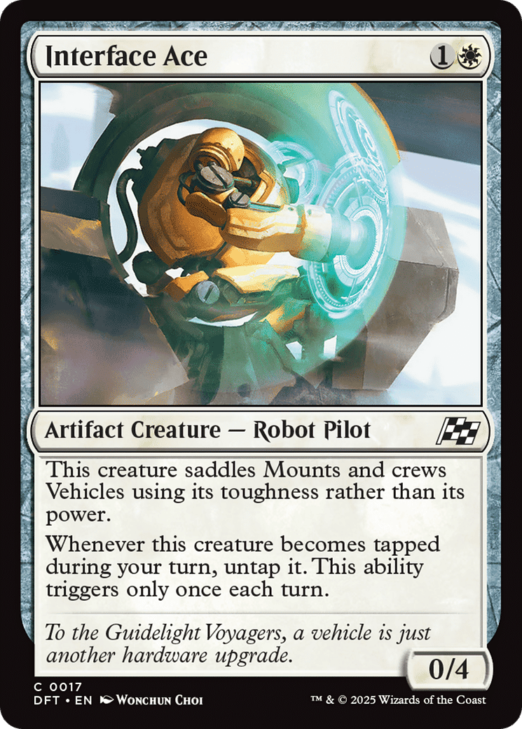 Interface Ace — Aetherdrift — Magic: The Gathering