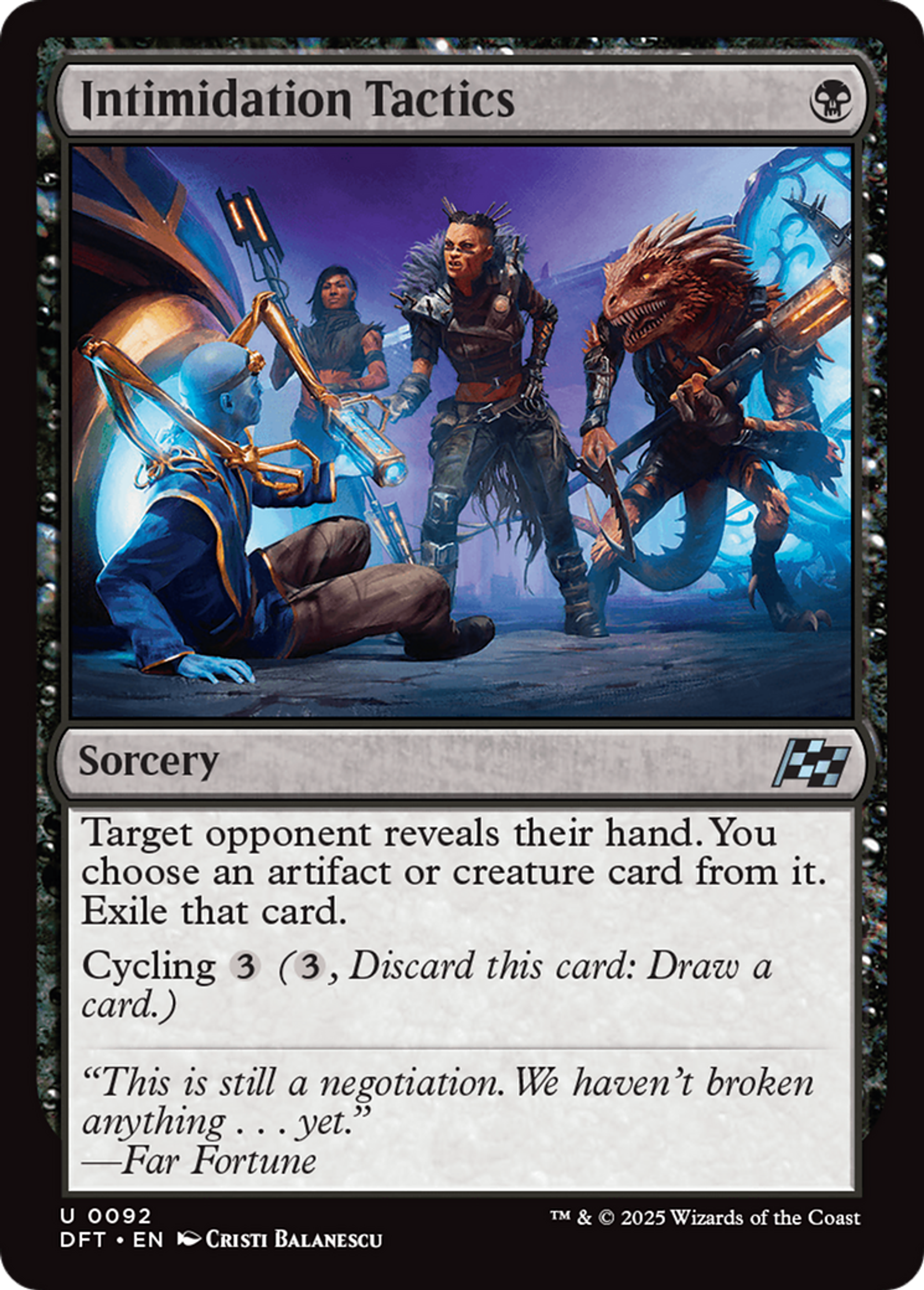 Intimidation Tactics — Aetherdrift — Magic: The Gathering