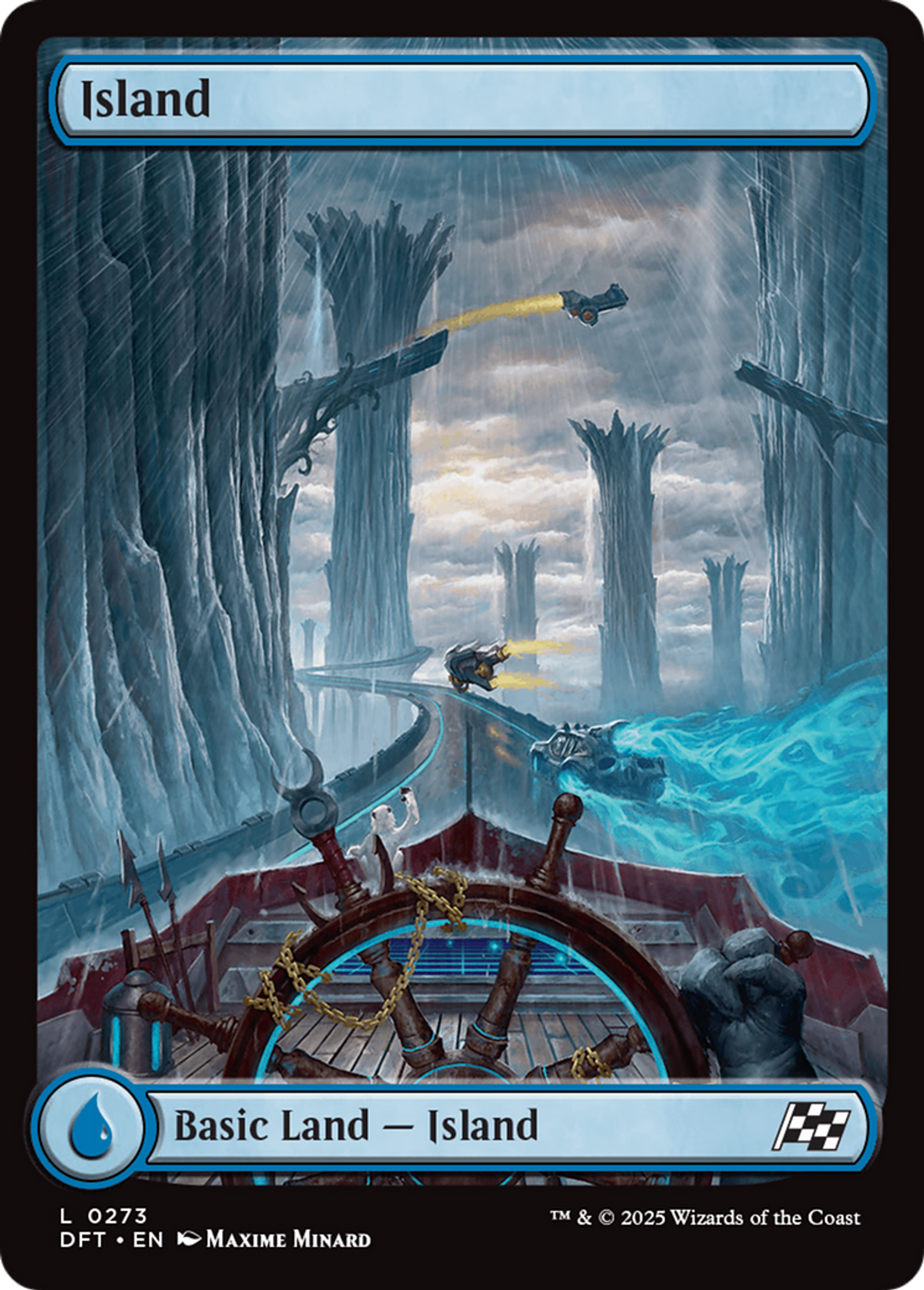 Island — Aetherdrift — Magic: The Gathering