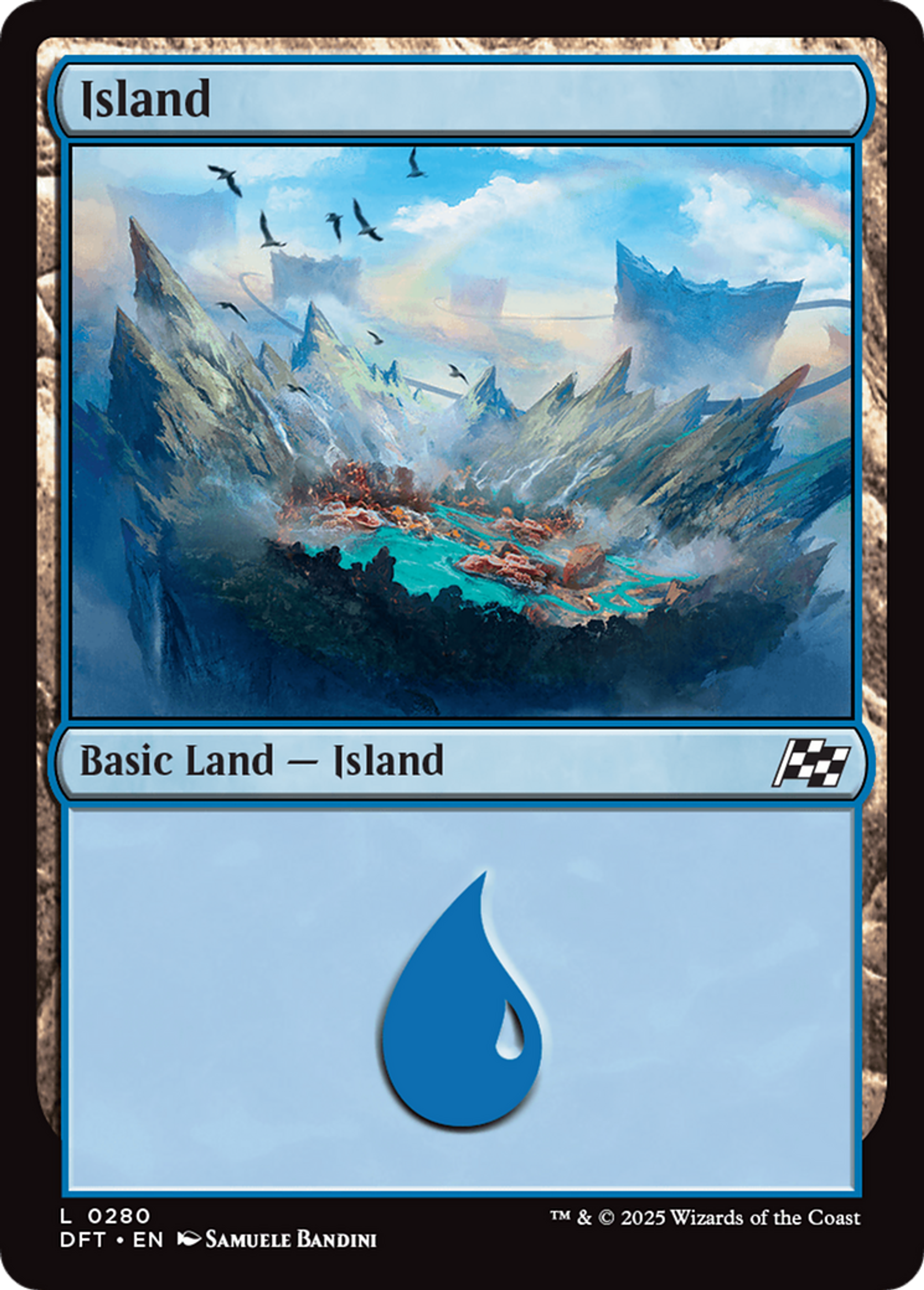 Island — Aetherdrift — Magic: The Gathering
