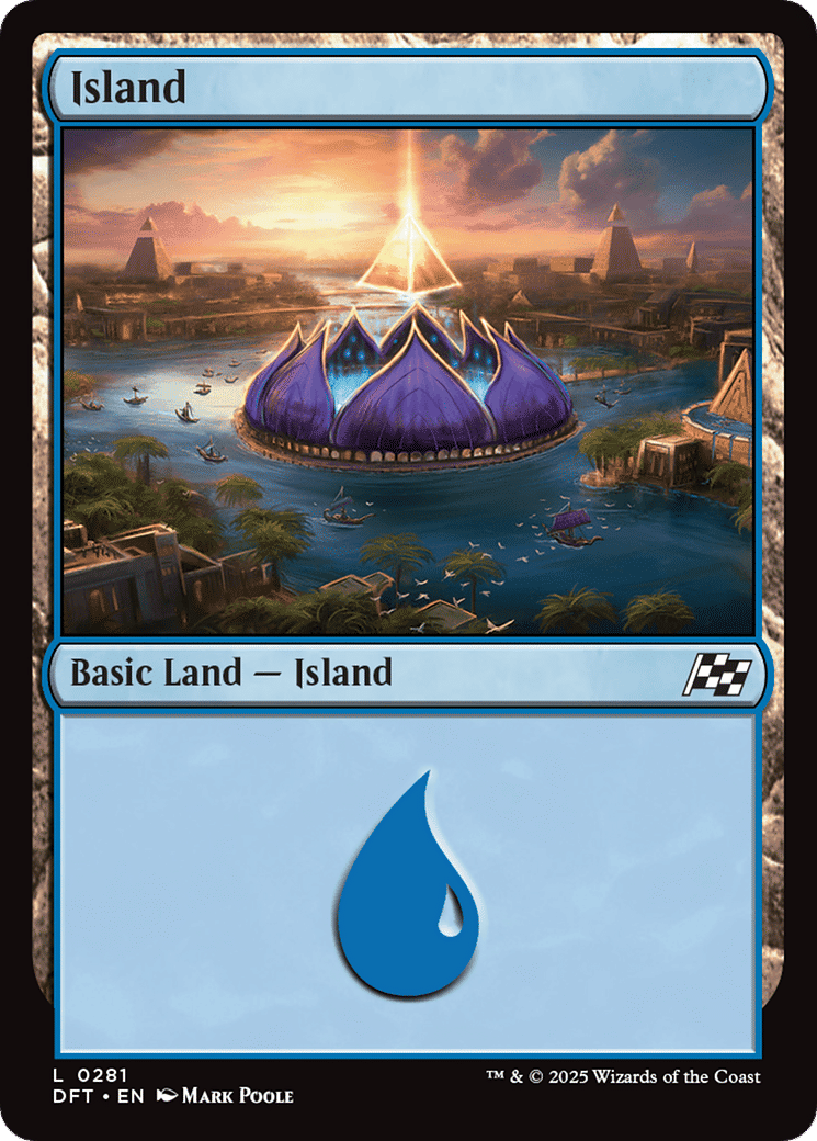 Island — Aetherdrift — Magic: The Gathering