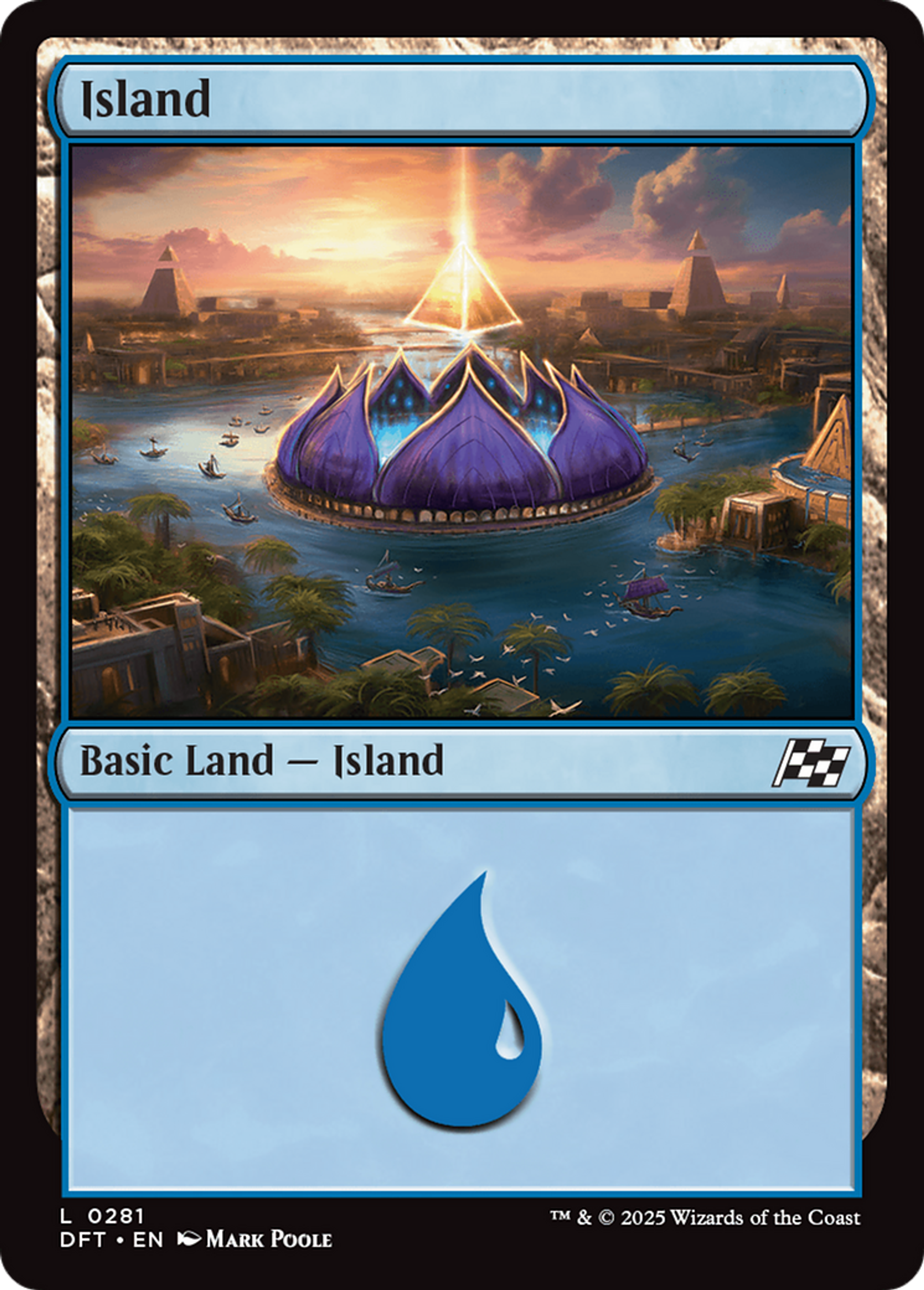 Island — Aetherdrift — Magic: The Gathering