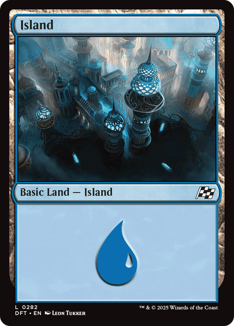 Island — Aetherdrift — Magic: The Gathering