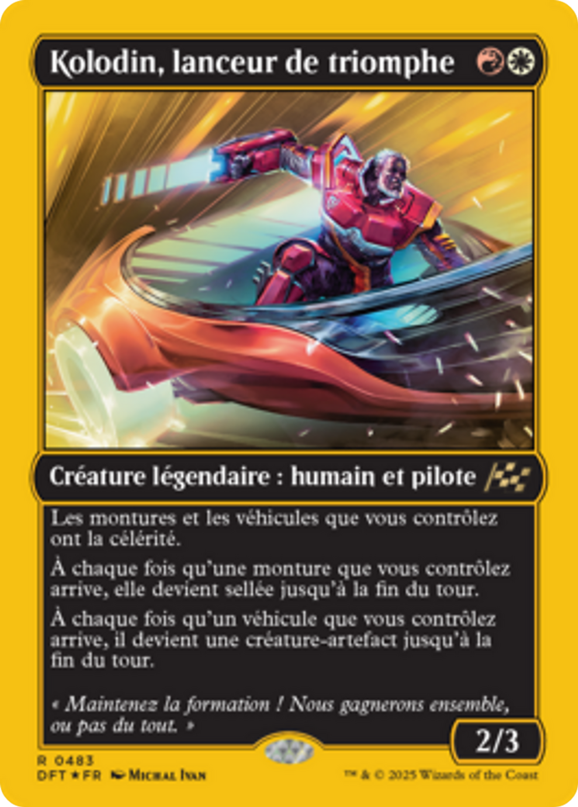Kolodin, lanceur de triomphe — Aetherdrift — Magic: The Gathering