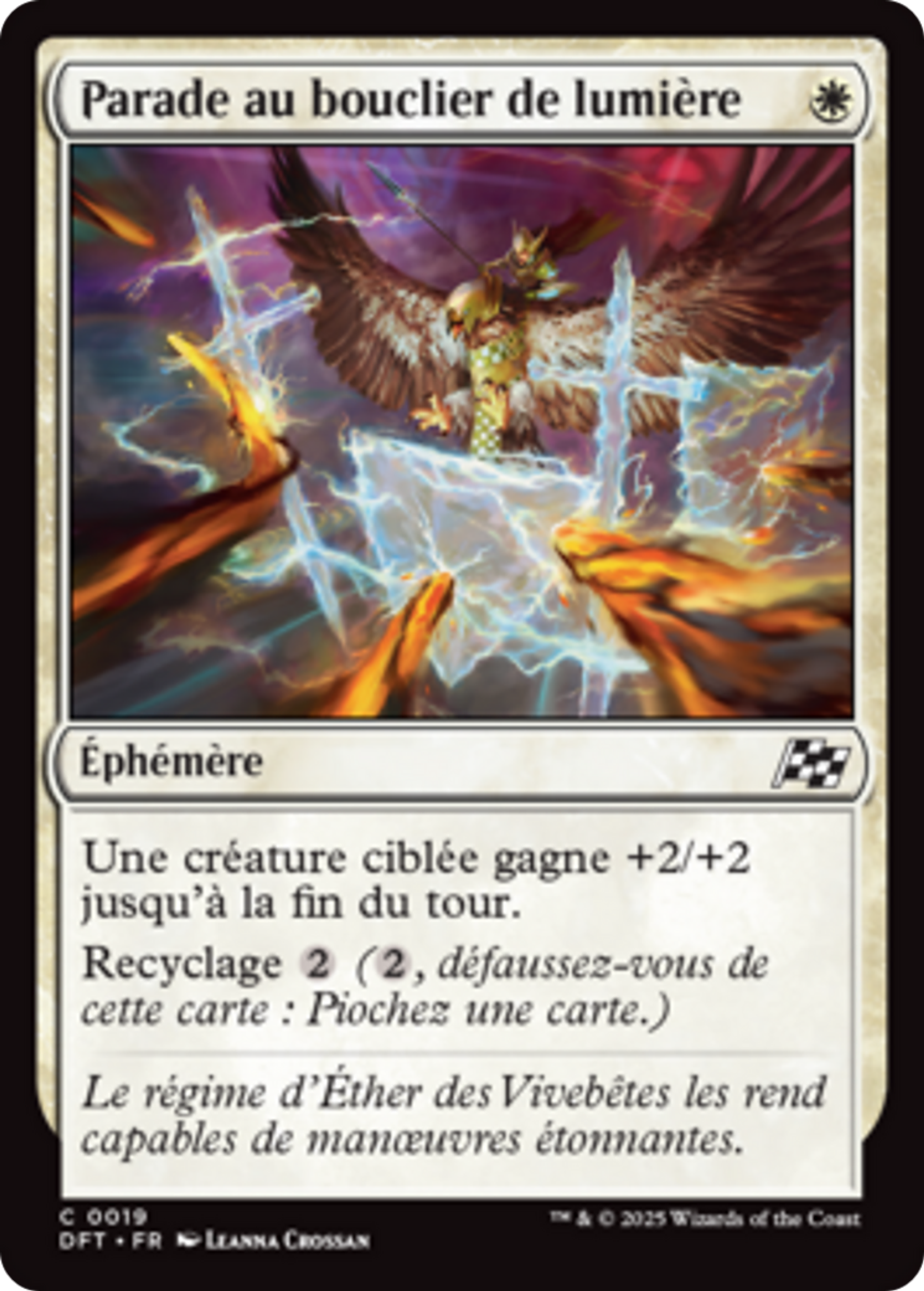 Parade au bouclier de lumière — Aetherdrift — Magic: The Gathering