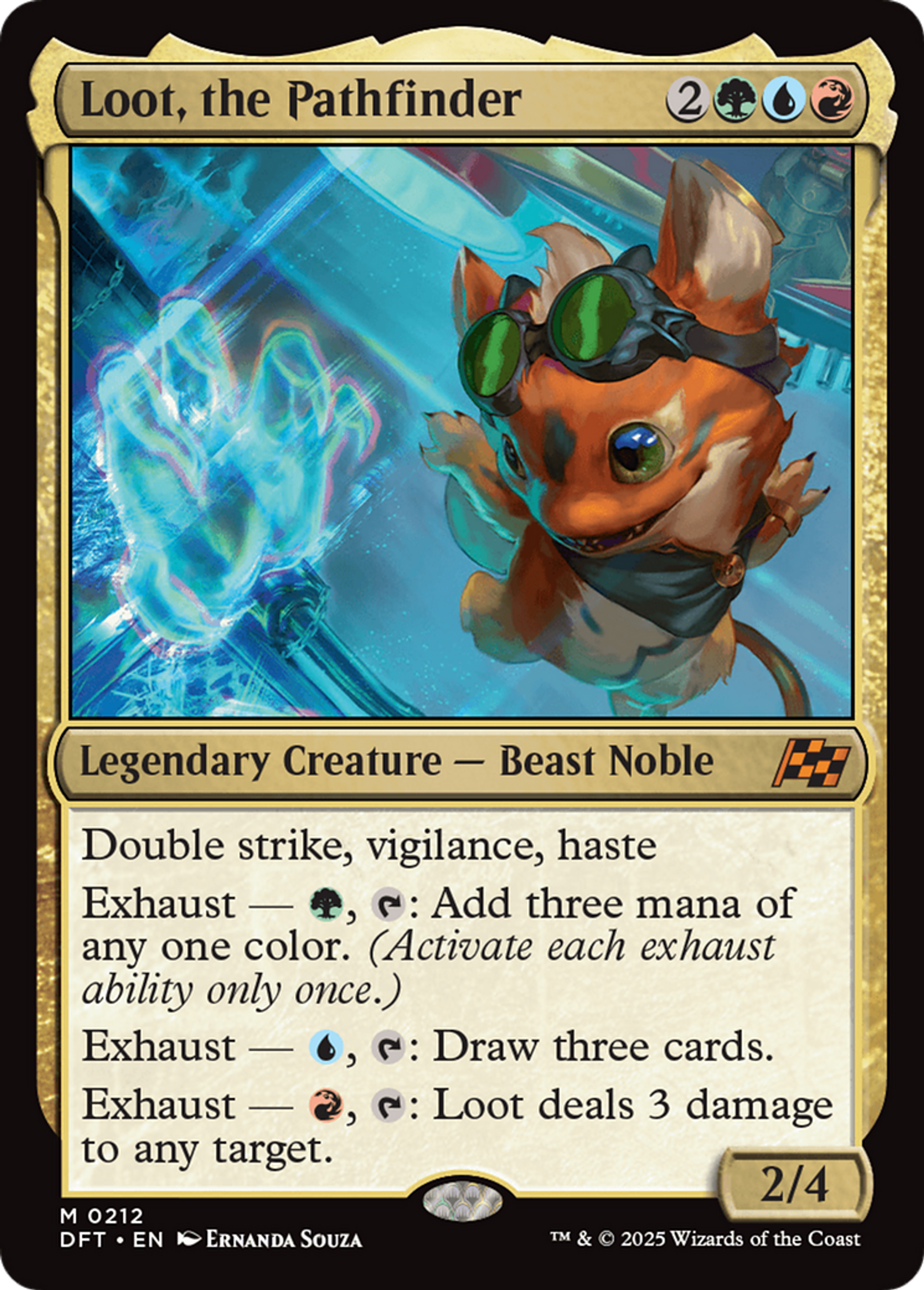 Loot, the Pathfinder — Aetherdrift — Magic: The Gathering
