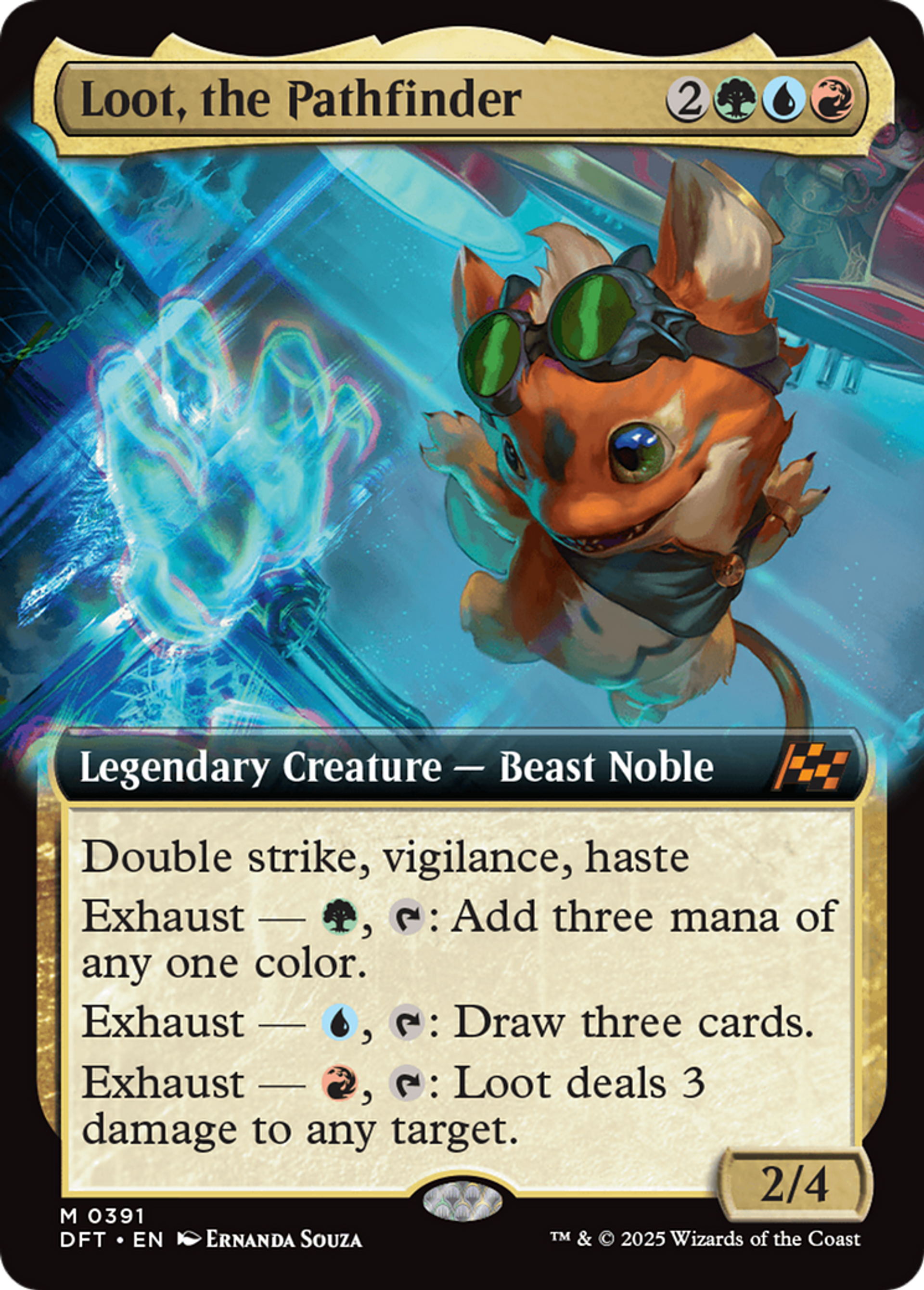 Loot, the Pathfinder — Aetherdrift — Magic: The Gathering