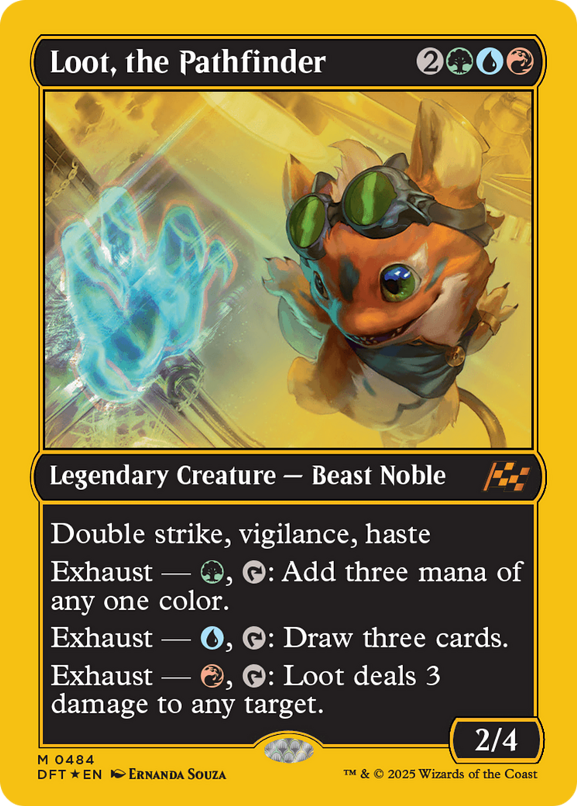 Loot, the Pathfinder — Aetherdrift — Magic: The Gathering