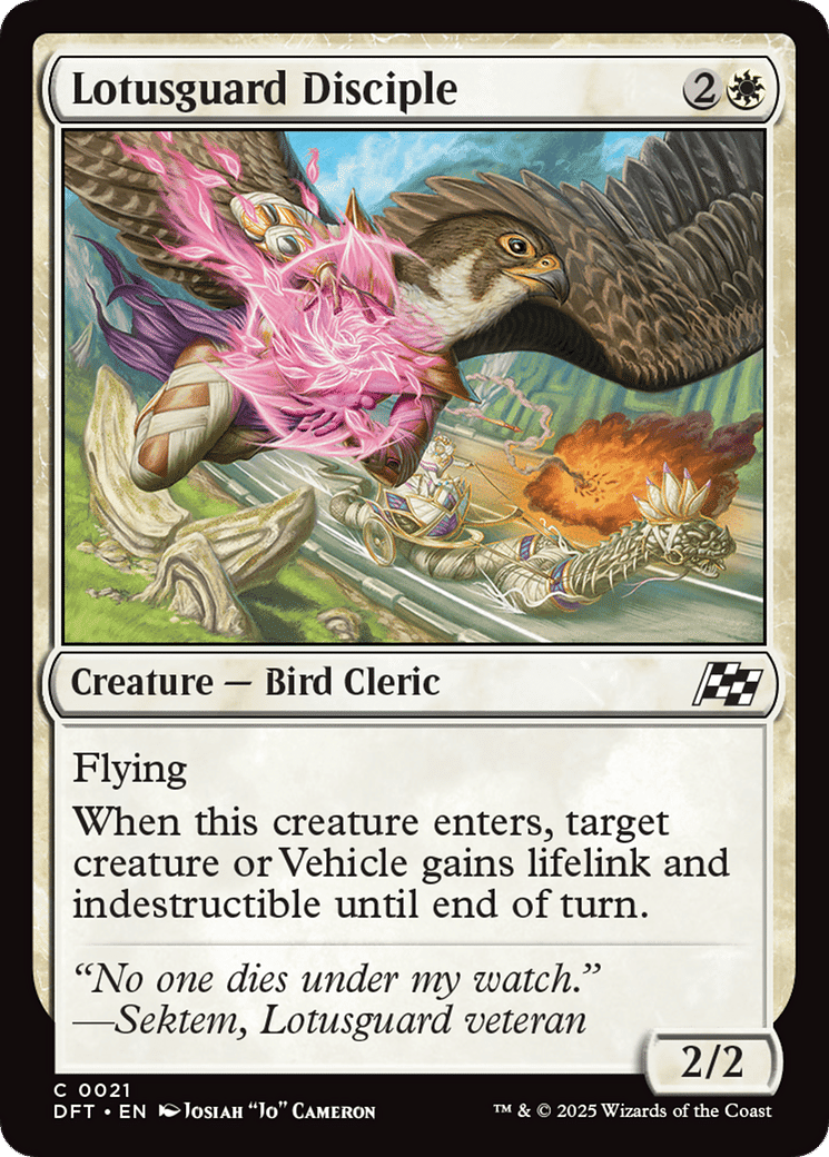 Lotusguard Disciple — Aetherdrift — Magic: The Gathering