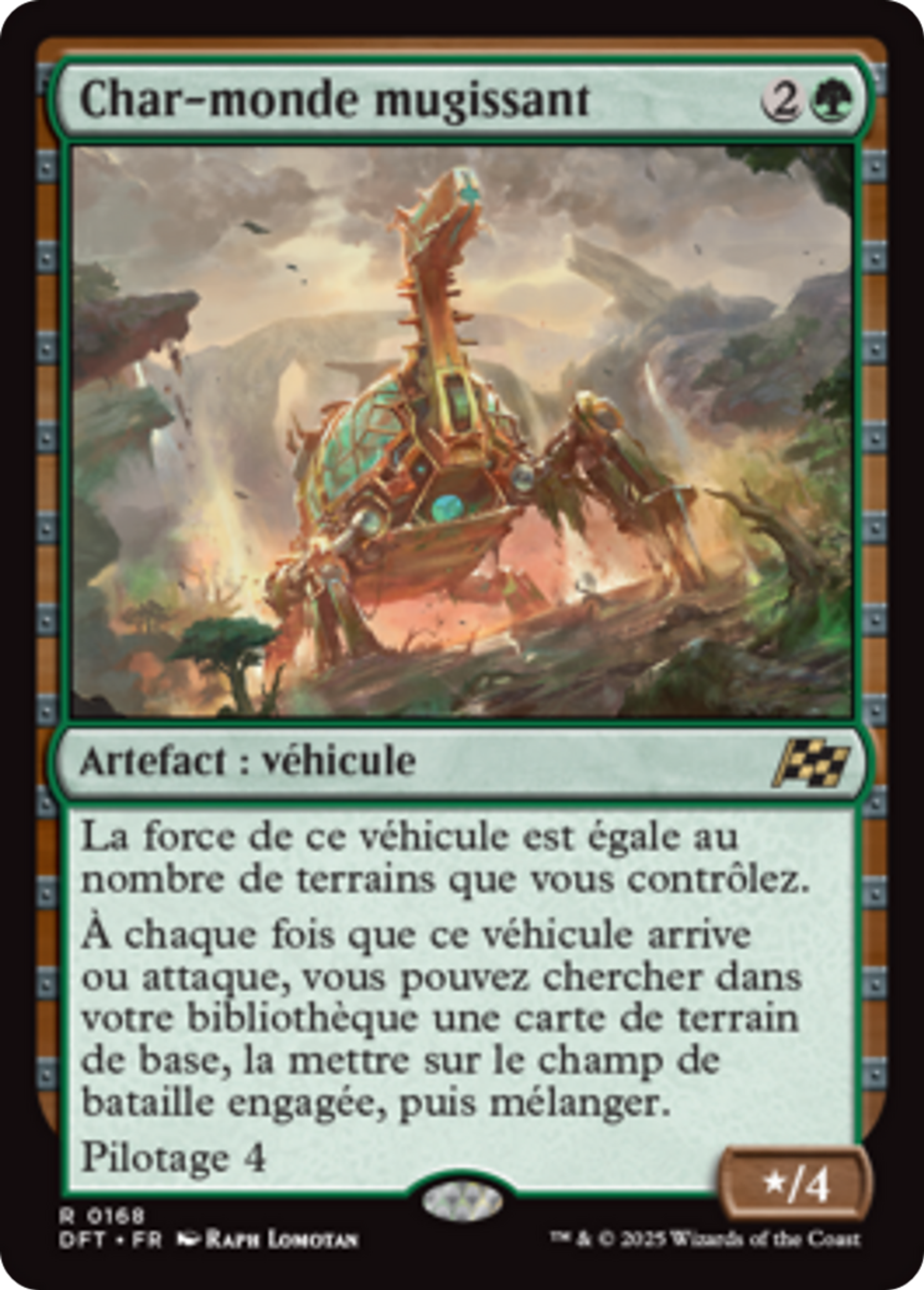 Char-monde mugissant — Aetherdrift — Magic: The Gathering
