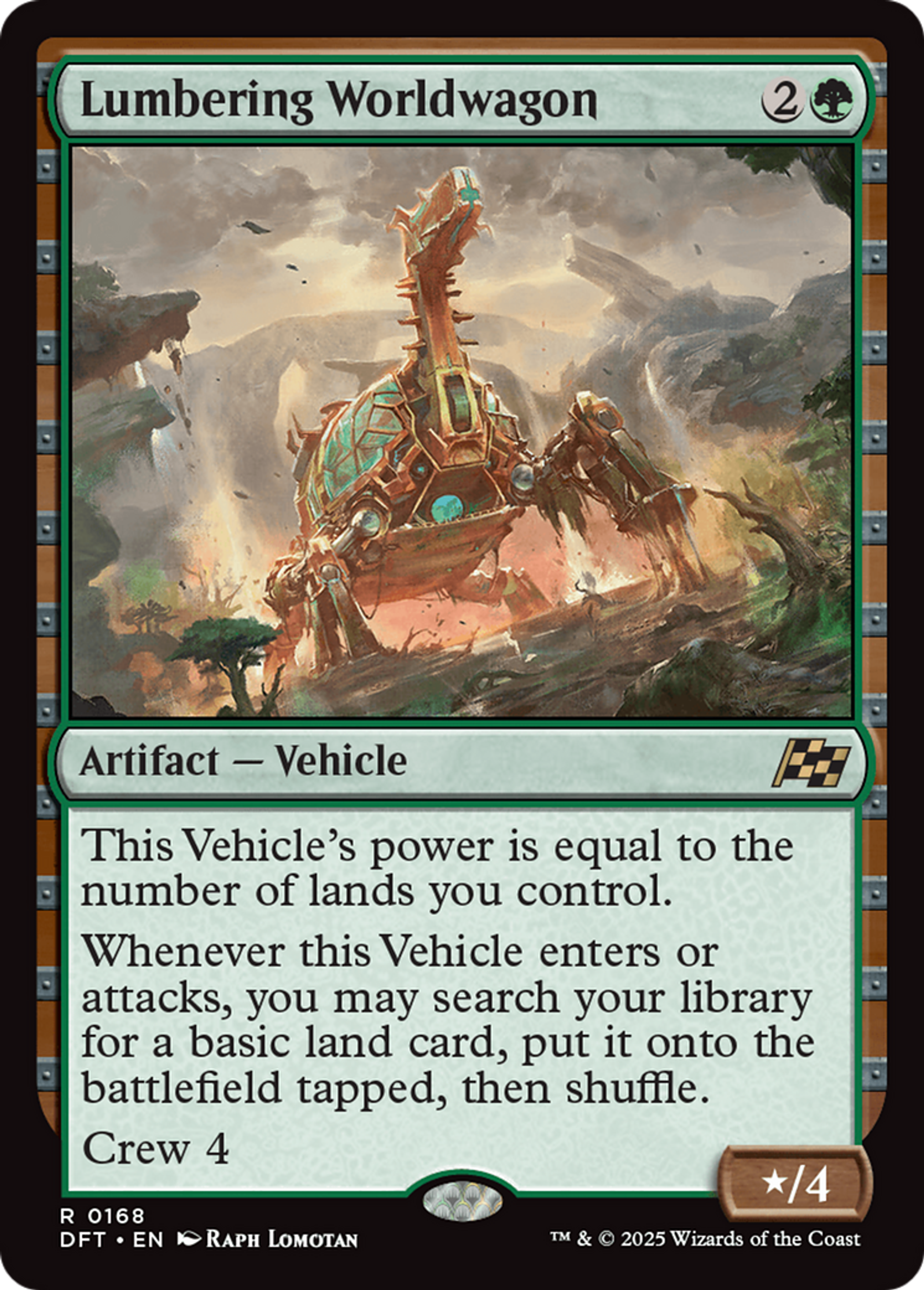 Lumbering Worldwagon — Aetherdrift — Magic: The Gathering