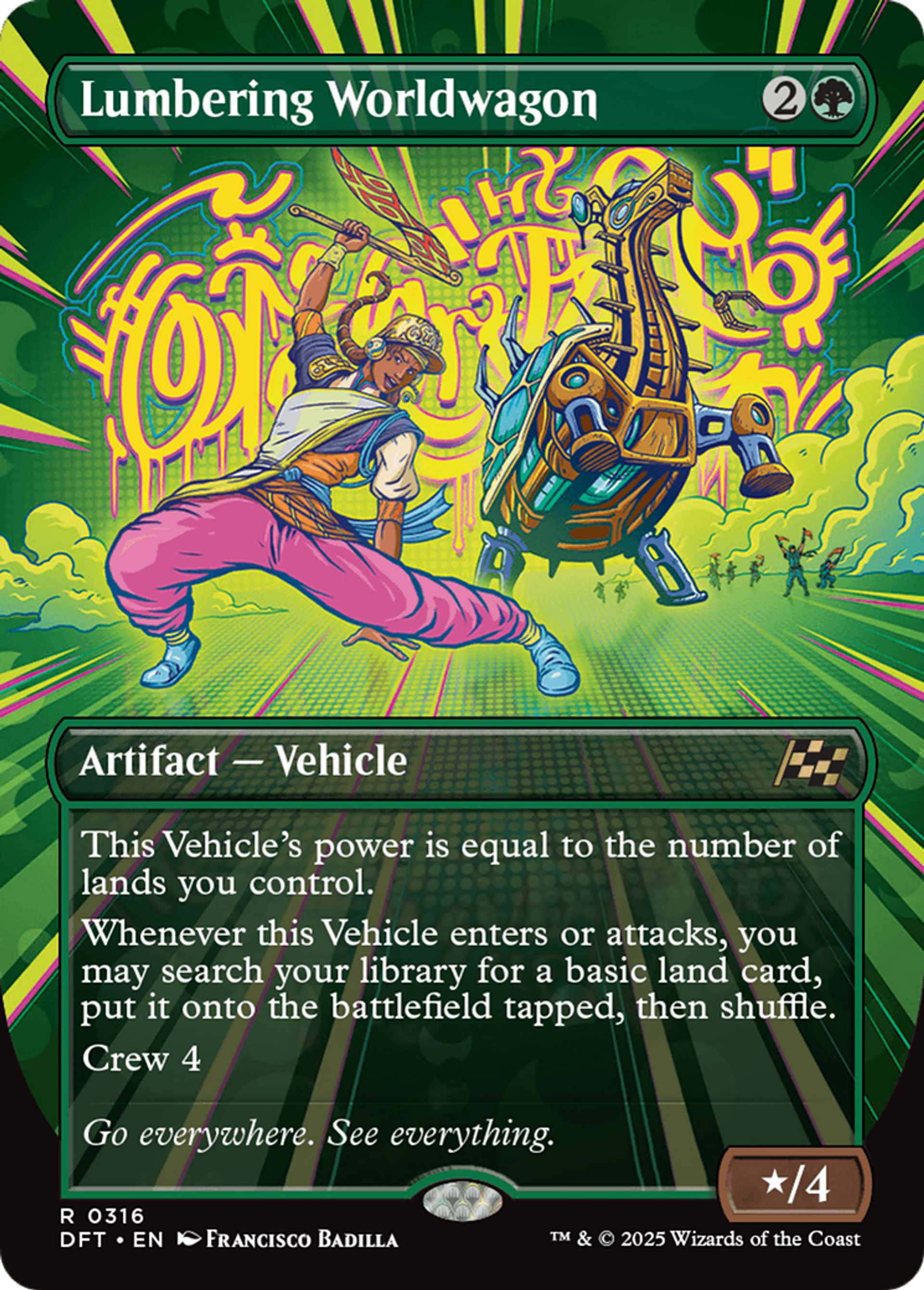 Lumbering Worldwagon — Aetherdrift — Magic: The Gathering